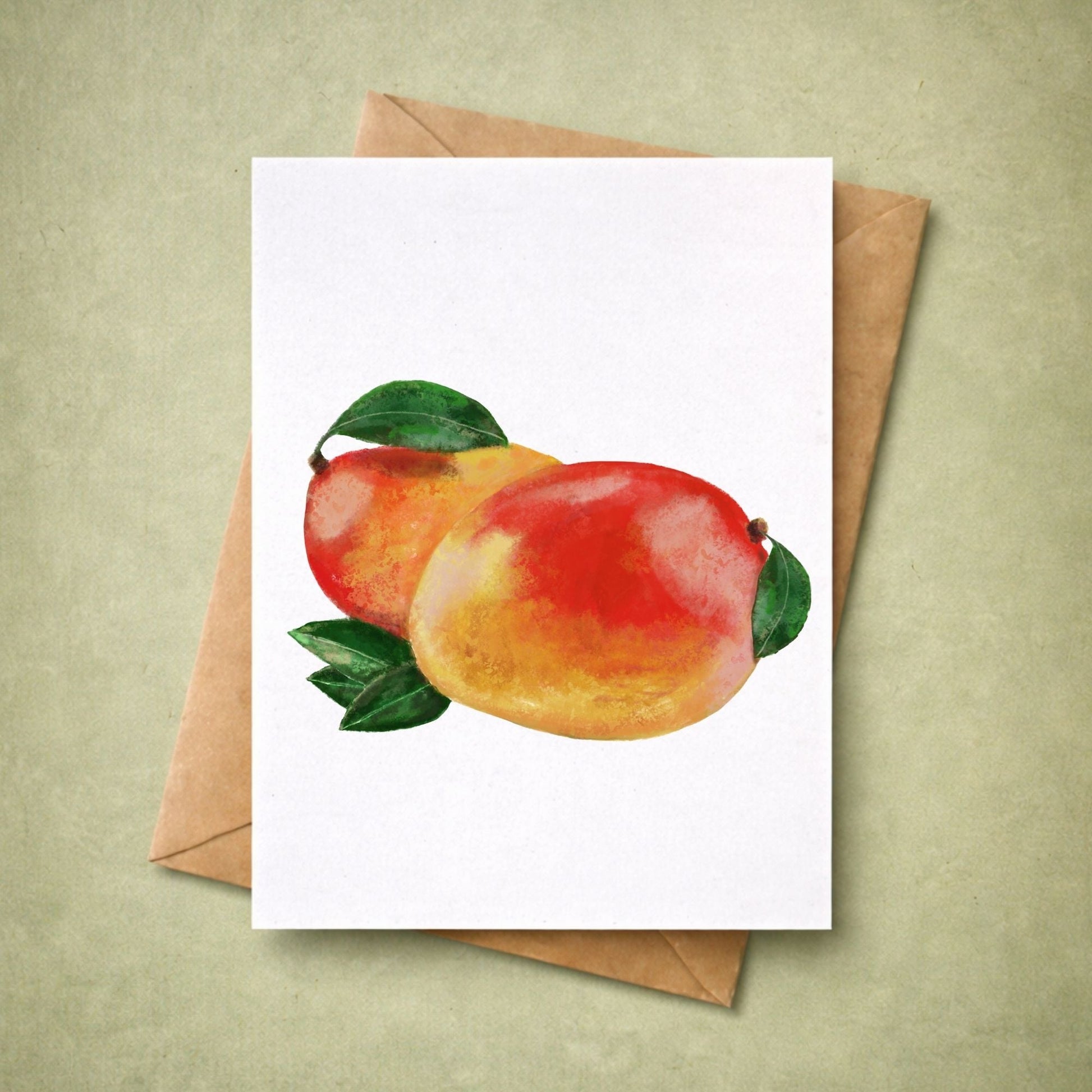 Mango Fruit Postcard - MerikaArt