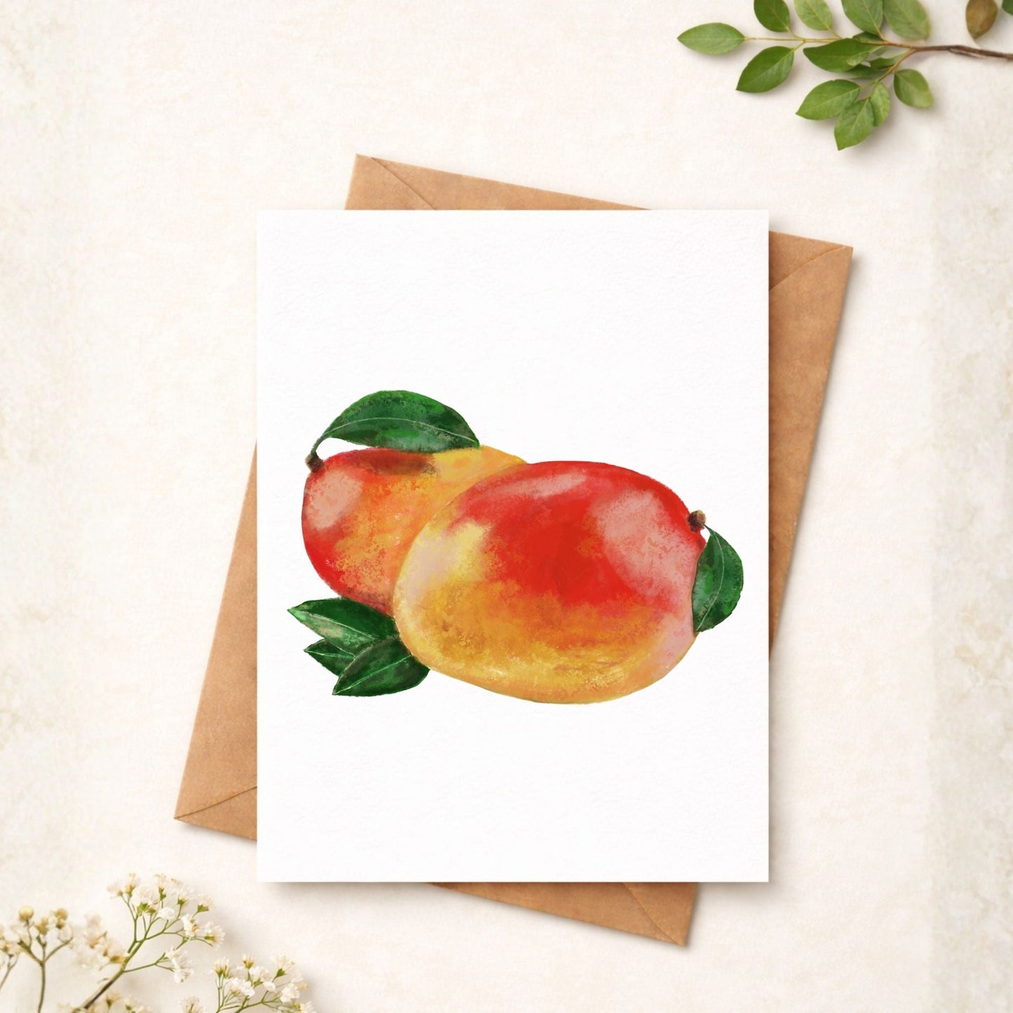 Mango Fruit Postcard - MerikaArt