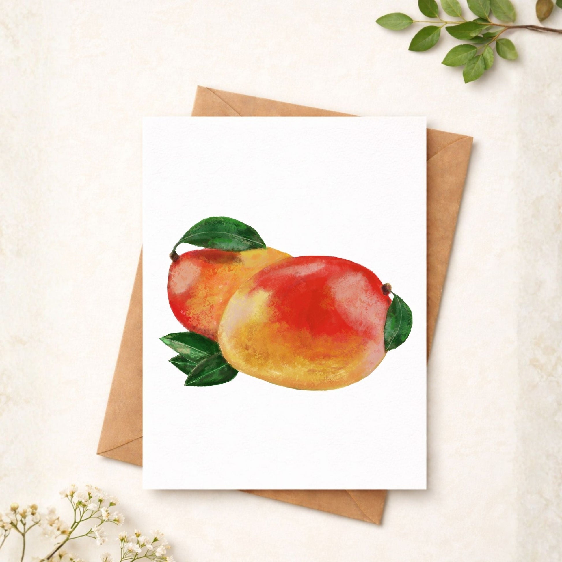 Mango Fruit Postcard - MerikaArt