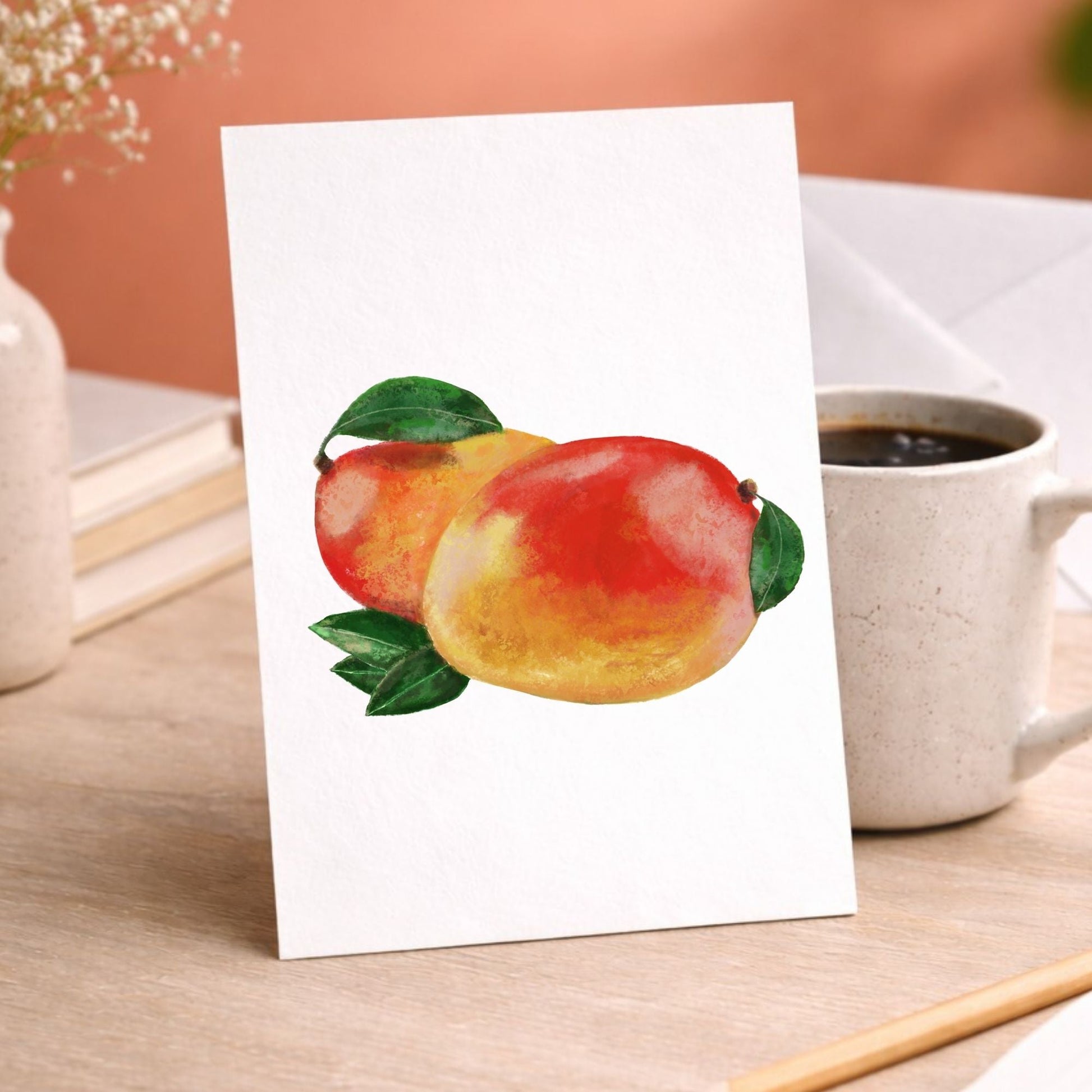 Mango Fruit Postcard - MerikaArt