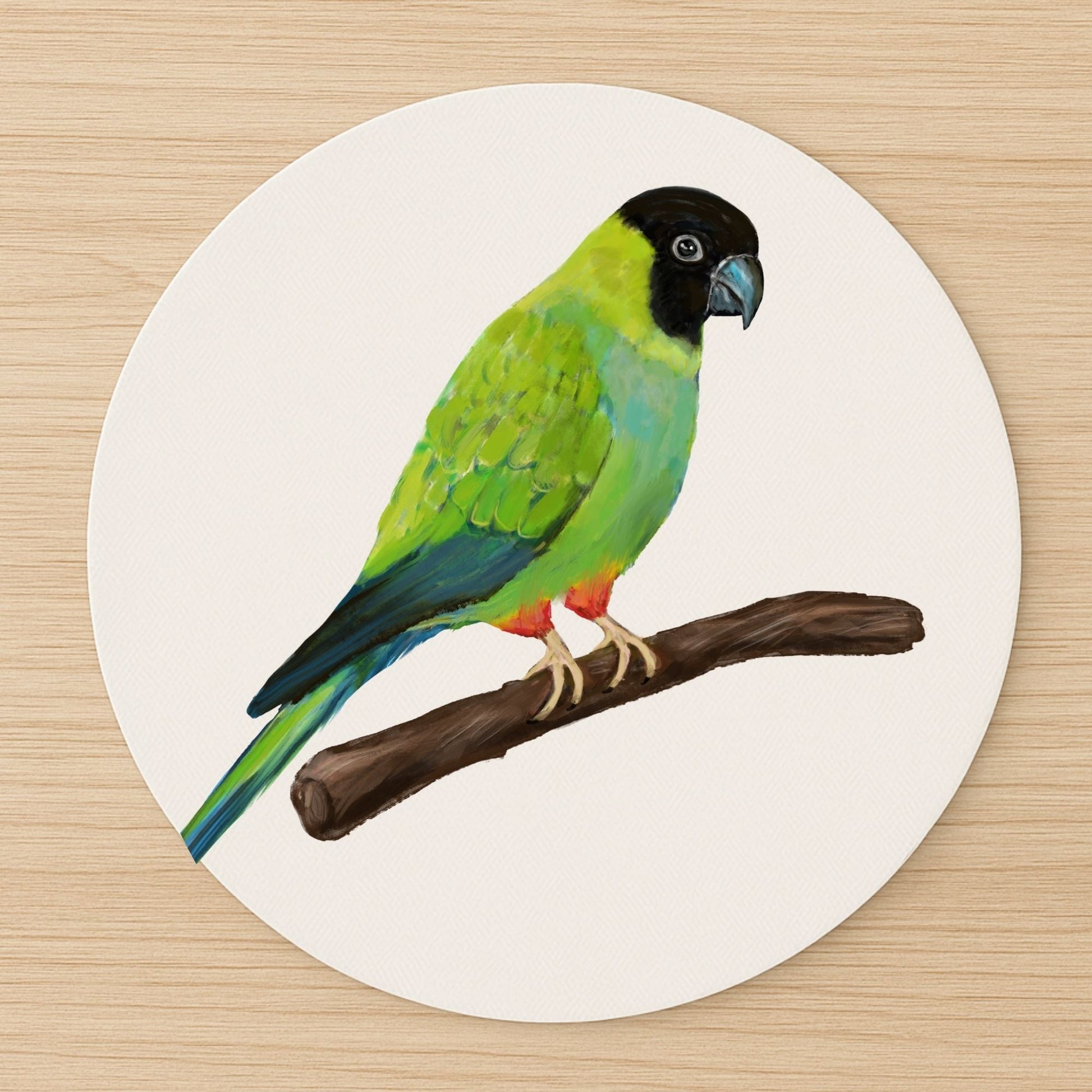 Nanday Conure Mousepad - MerikaArt
