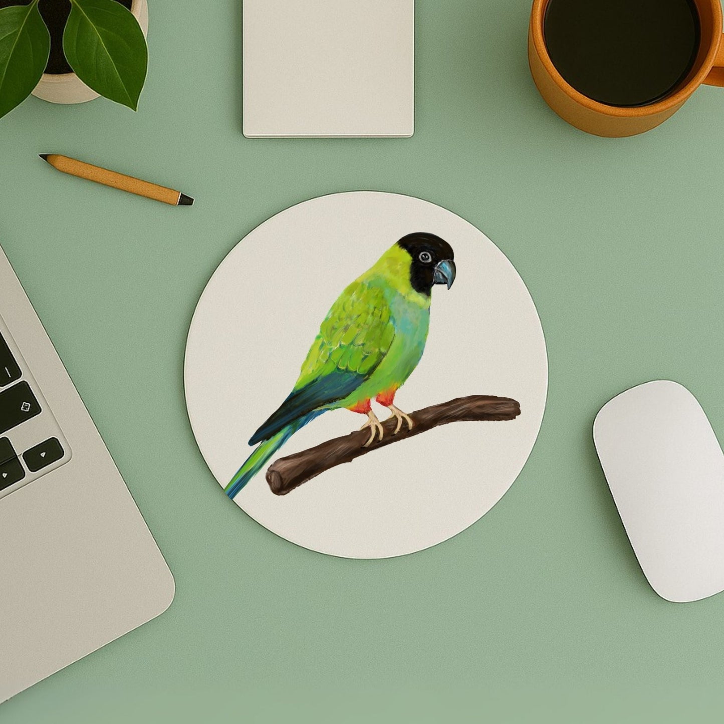 Nanday Conure Mousepad - MerikaArt