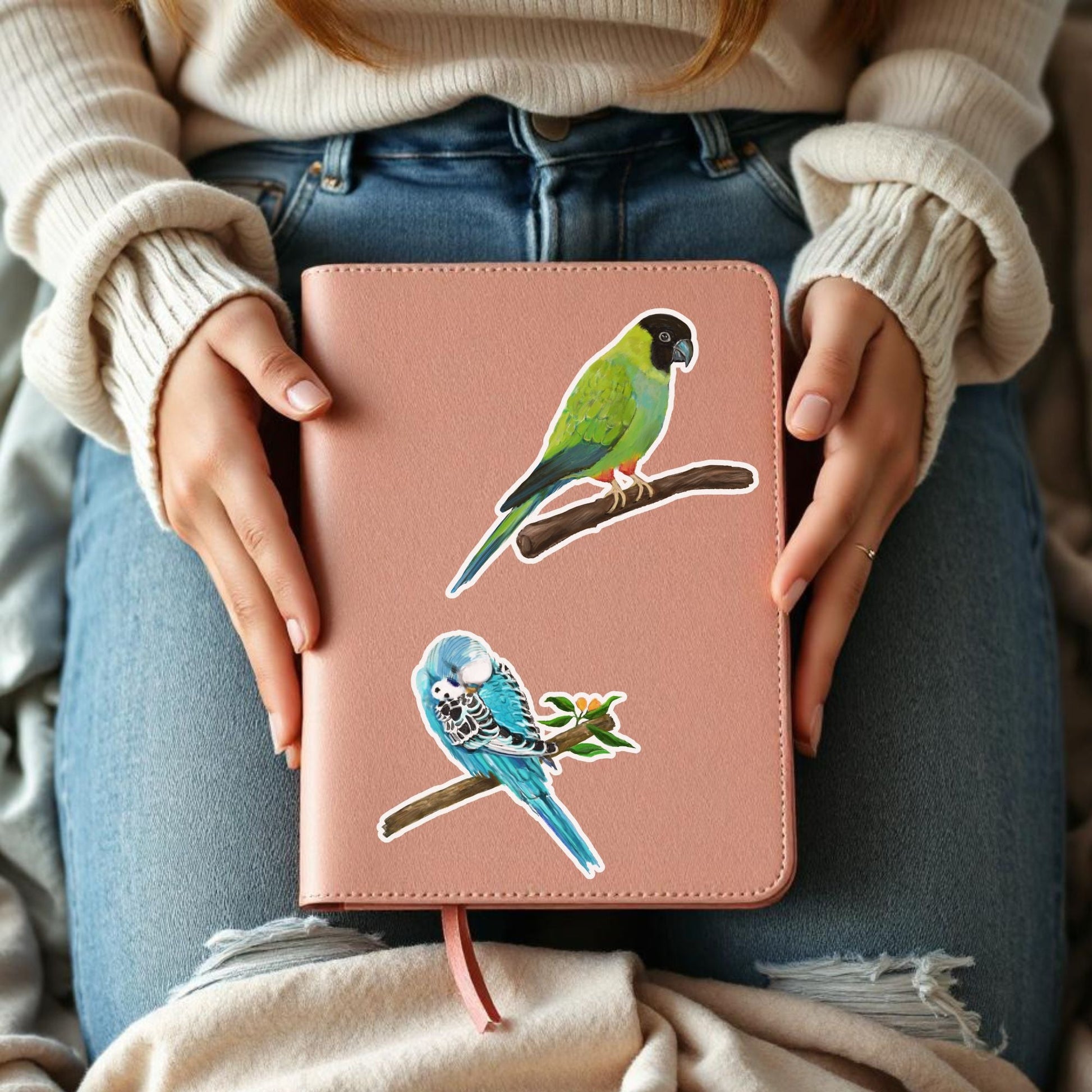 Nanday Conure Vinyl Sticker - MerikaArt