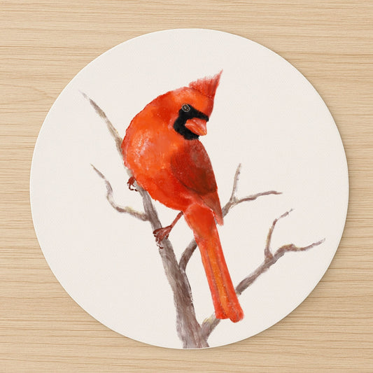 Northern Cardinal Mousepad - MerikaArt
