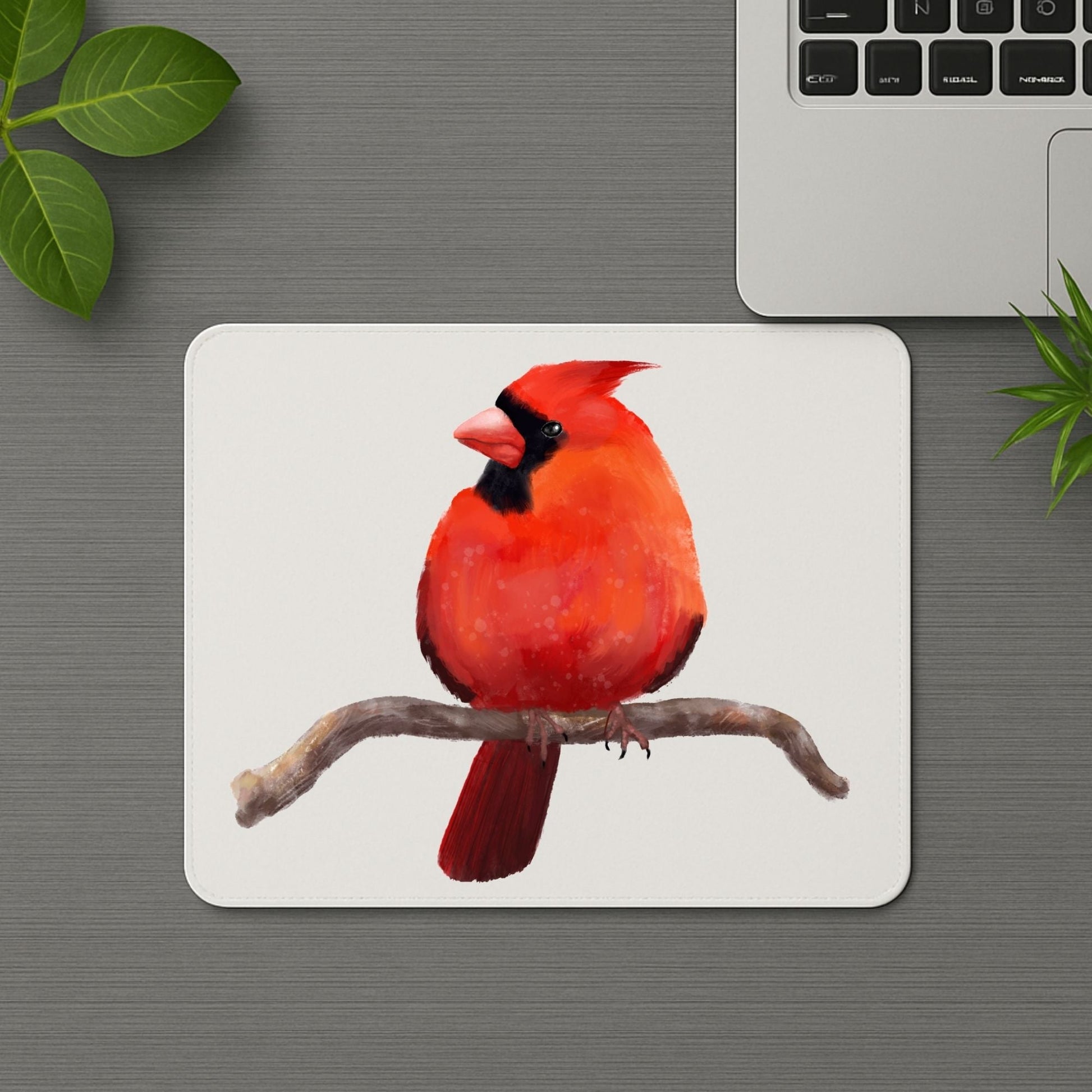 Northern Cardinal Mousepad - MerikaArt