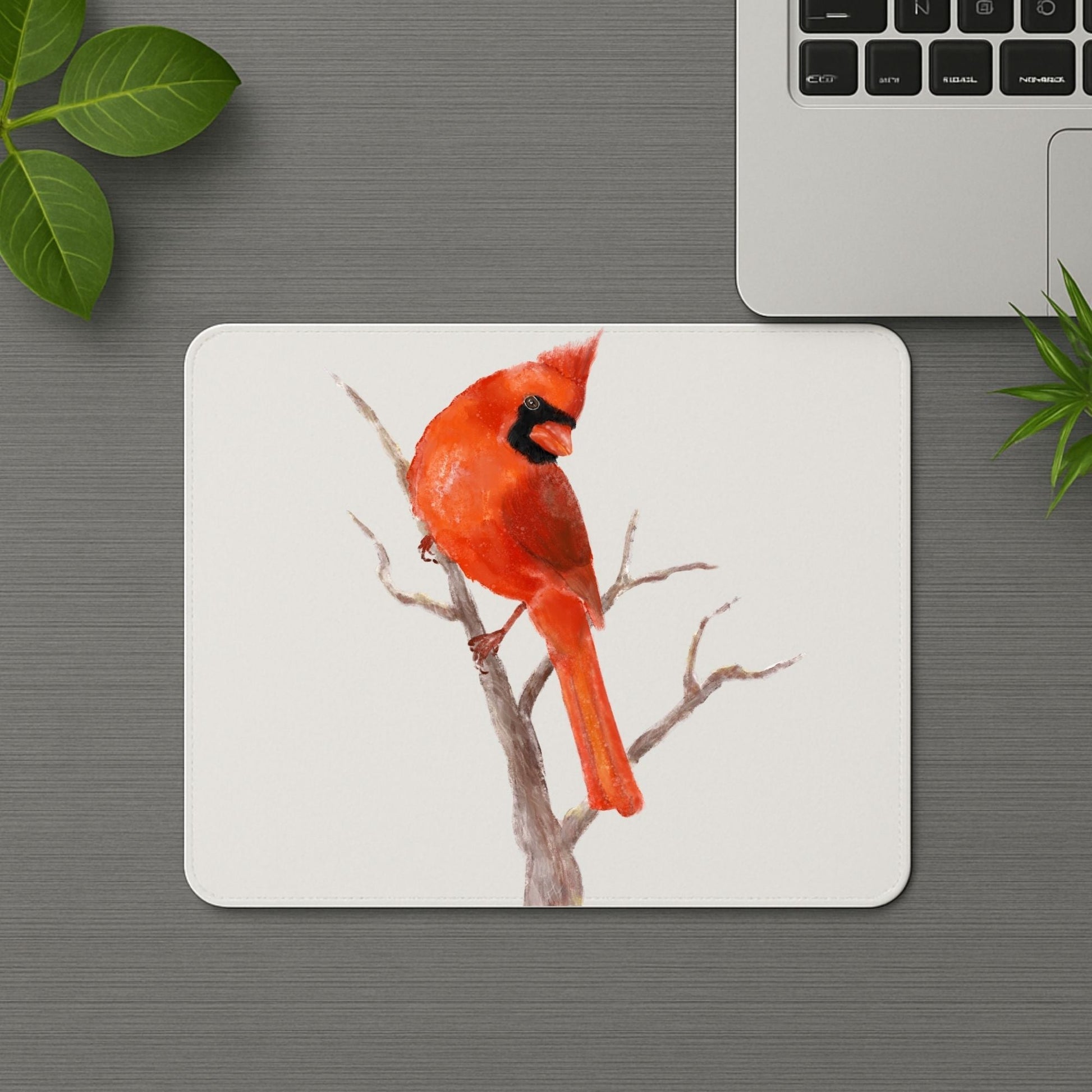Northern Cardinal Mousepad - MerikaArt