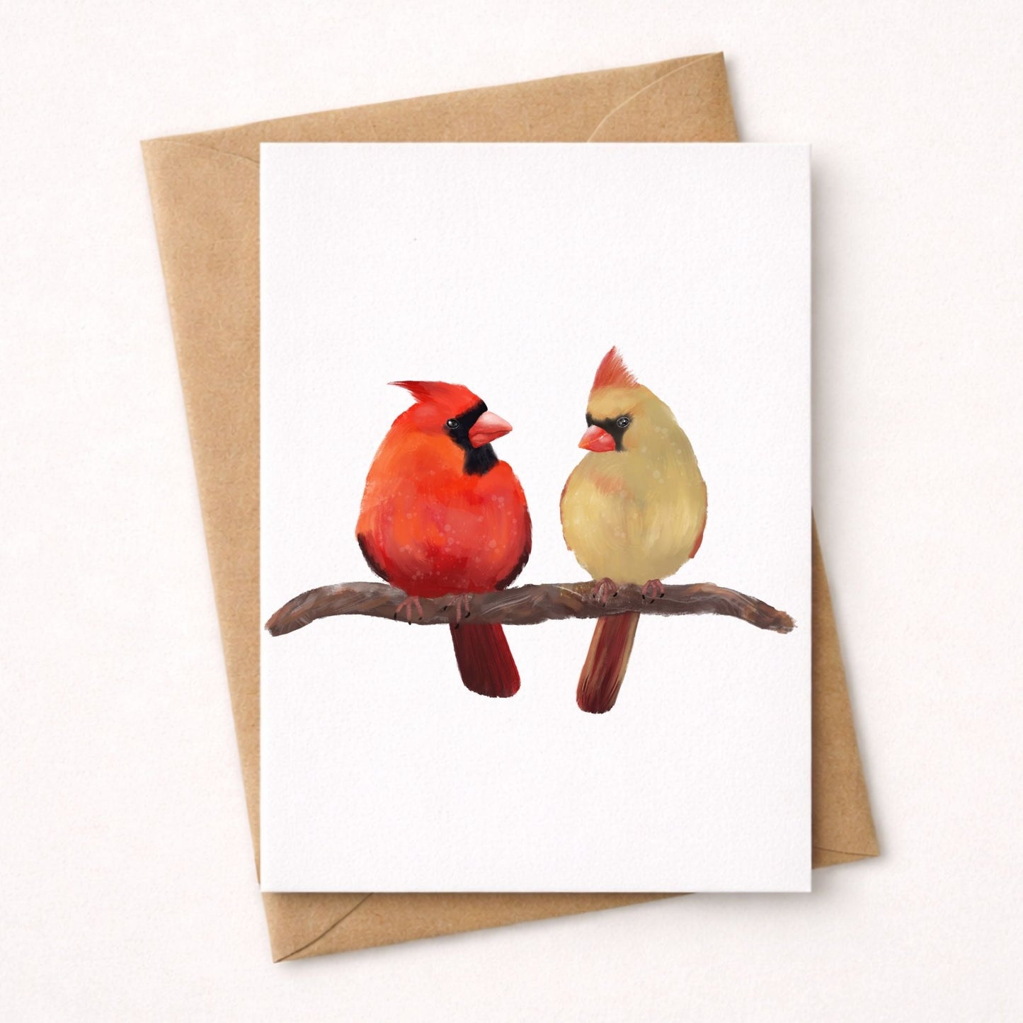 Northern Cardinal Pair - MerikaArt