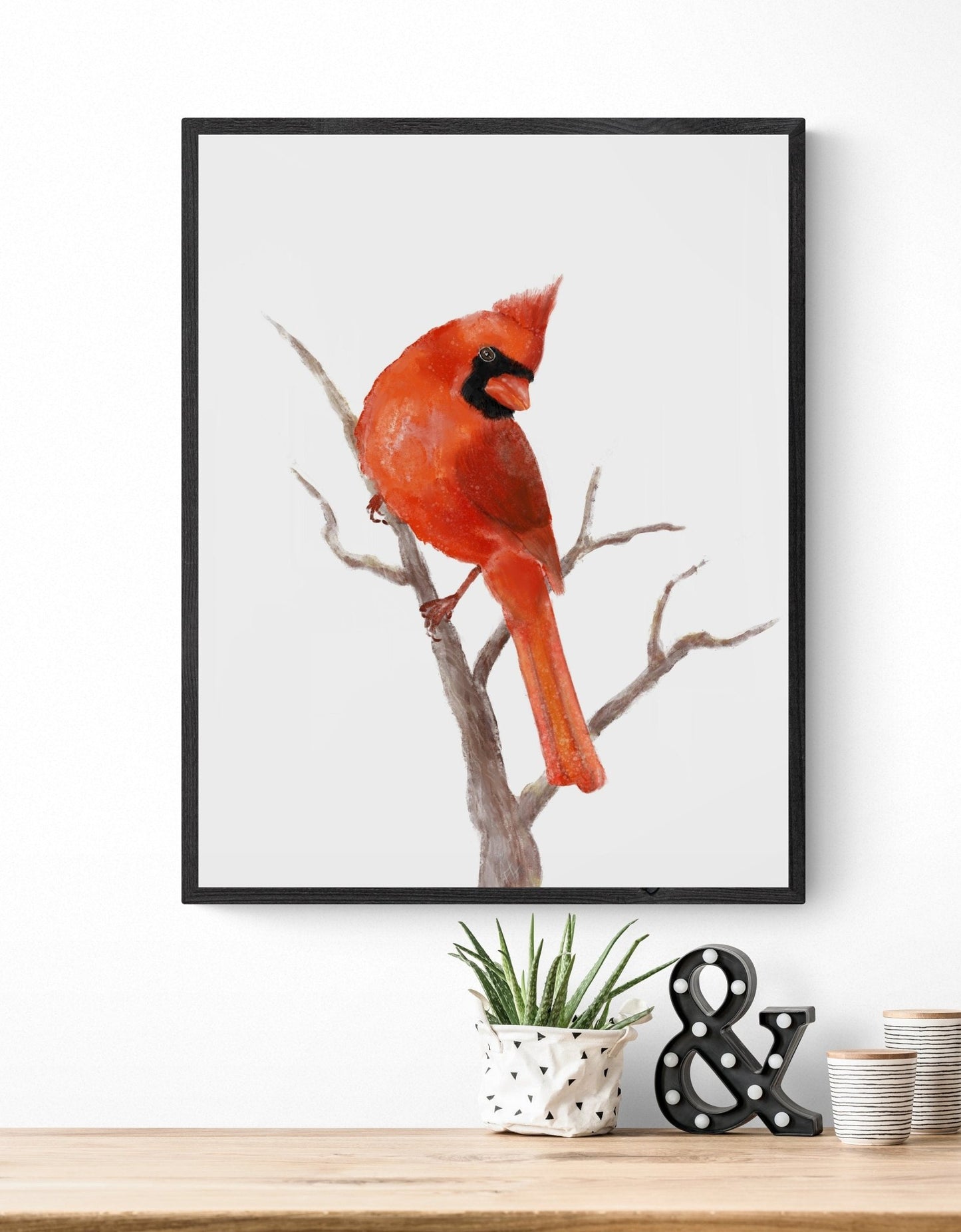 Northern Cardinal Print - MerikaArt