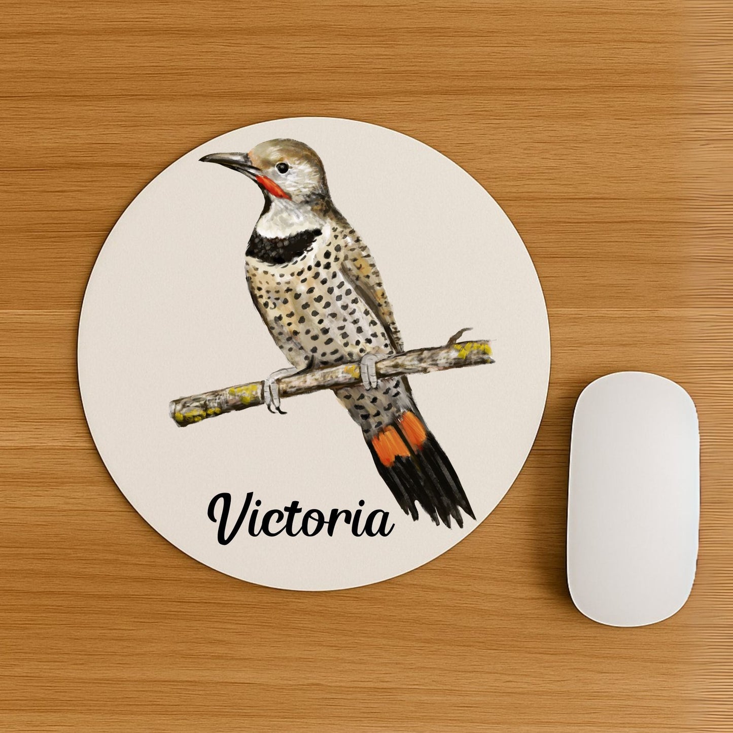 Northern Flicker Mousepad - MerikaArt
