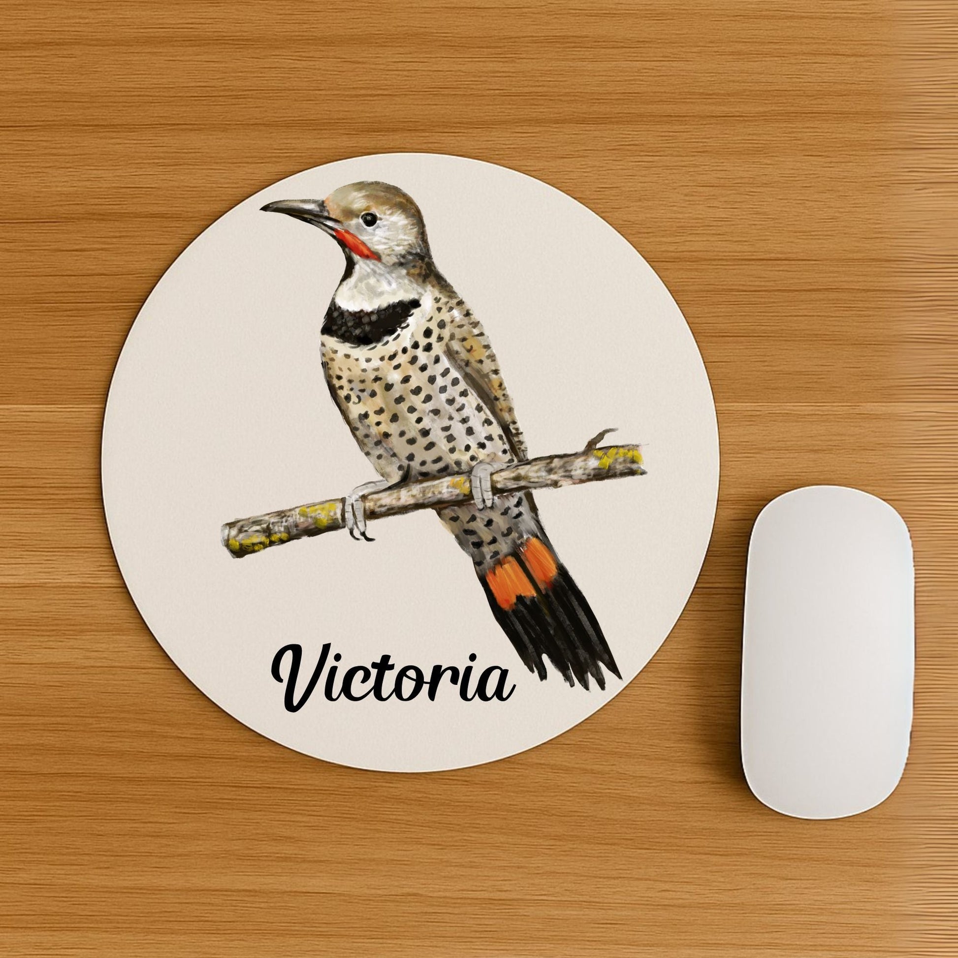 Northern Flicker Mousepad - MerikaArt