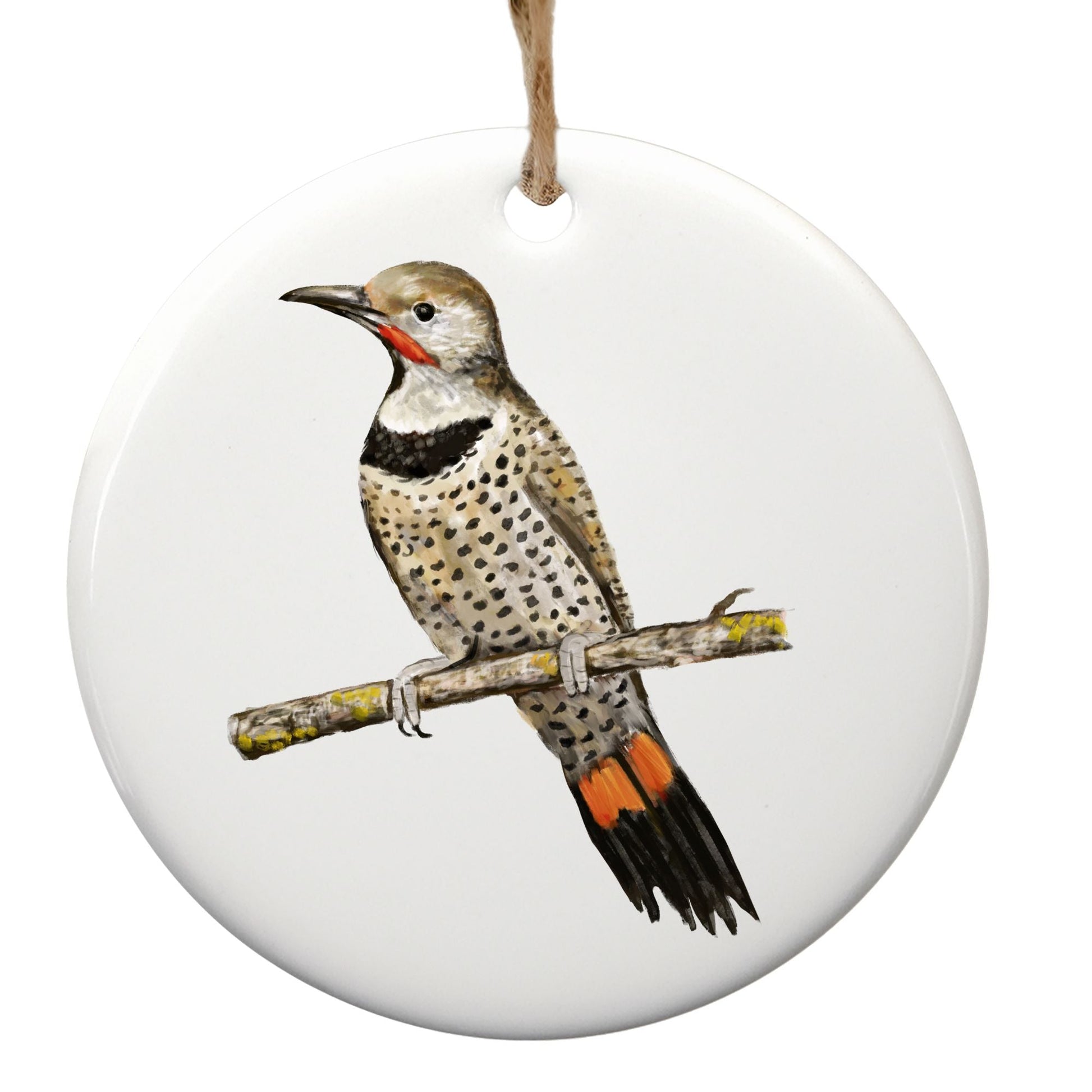Northern Flicker Ornament - MerikaArt