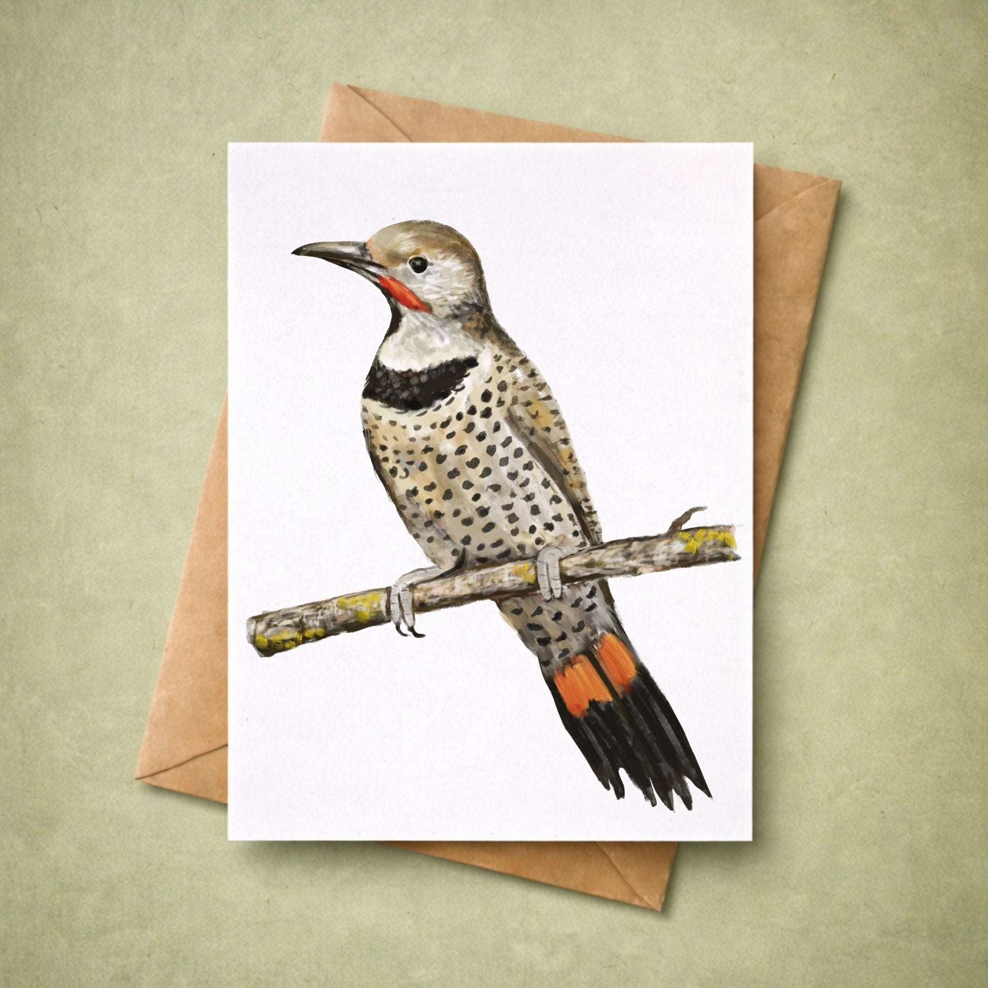 Northern Flicker Postcard - MerikaArt