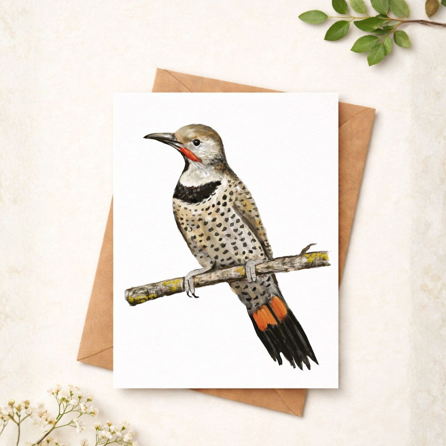 Northern Flicker Postcard - MerikaArt