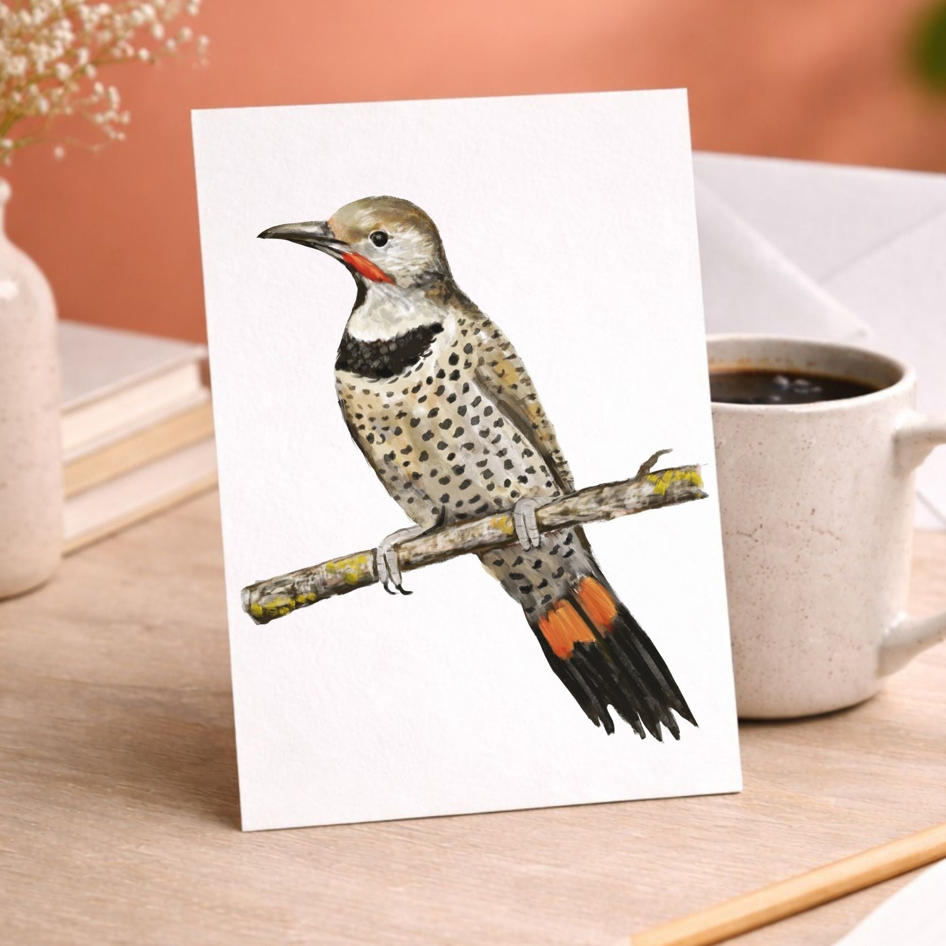 Northern Flicker Postcard - MerikaArt