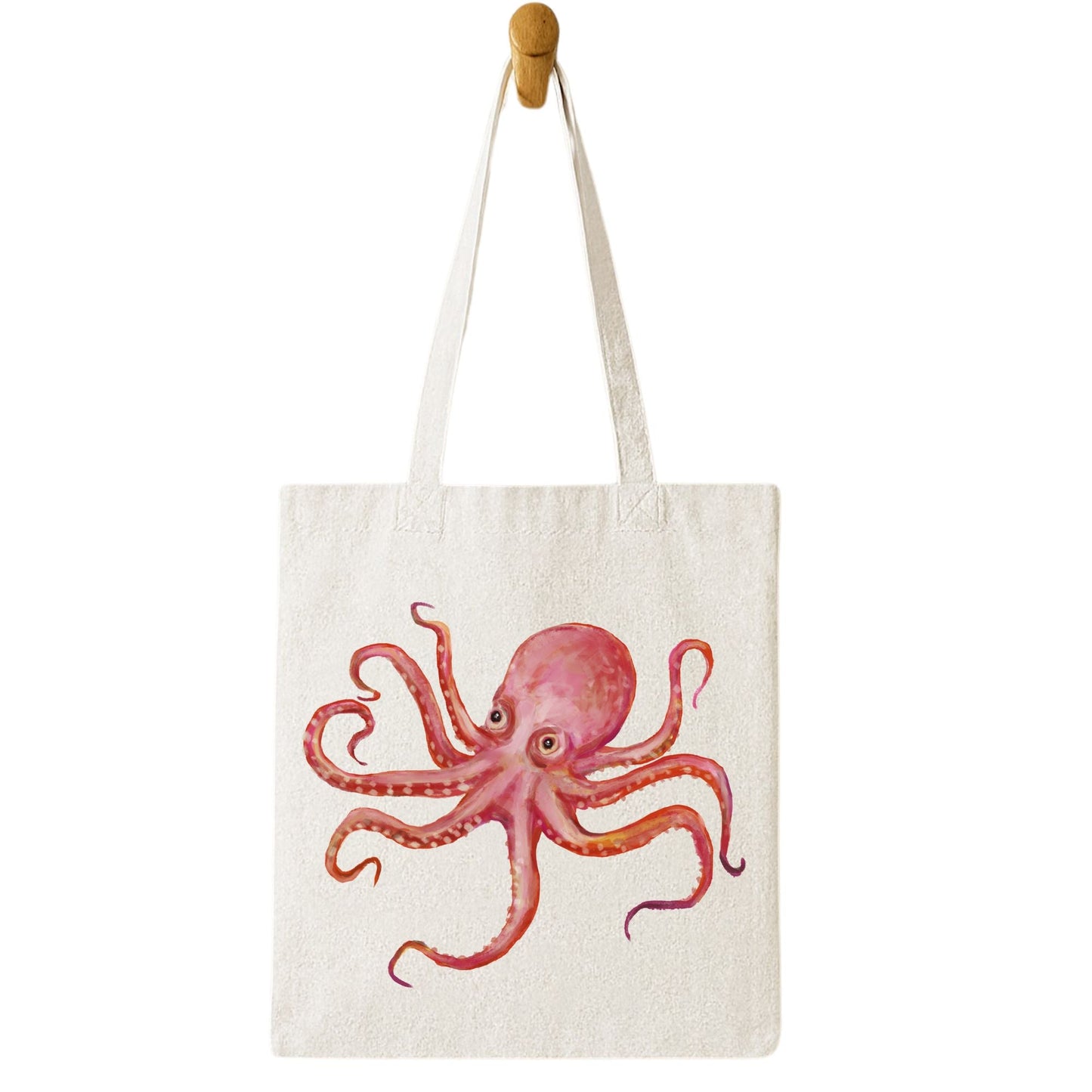 Octopus Canvas Tote Bag - MerikaArt