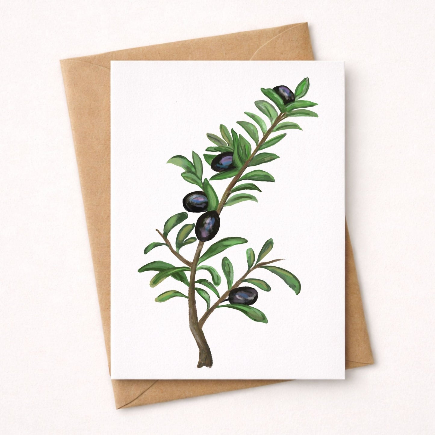 Olive Branch Postcard - MerikaArt