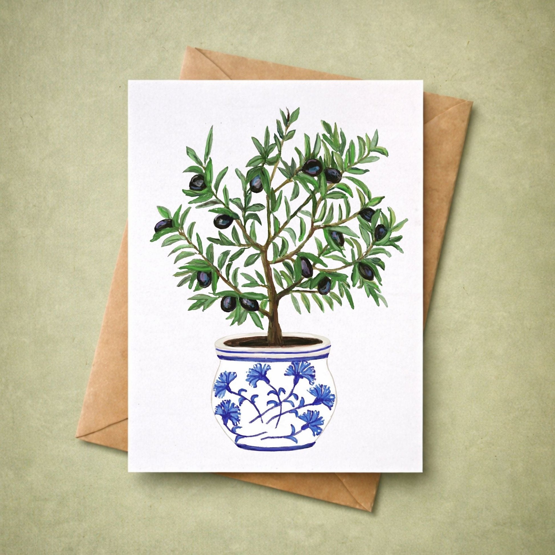 Olive Tree Postcard - MerikaArt