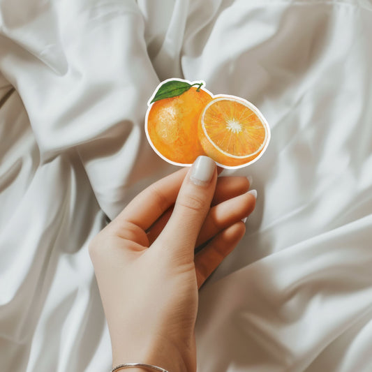 Orange Fruit Vinyl Sticker - MerikaArt