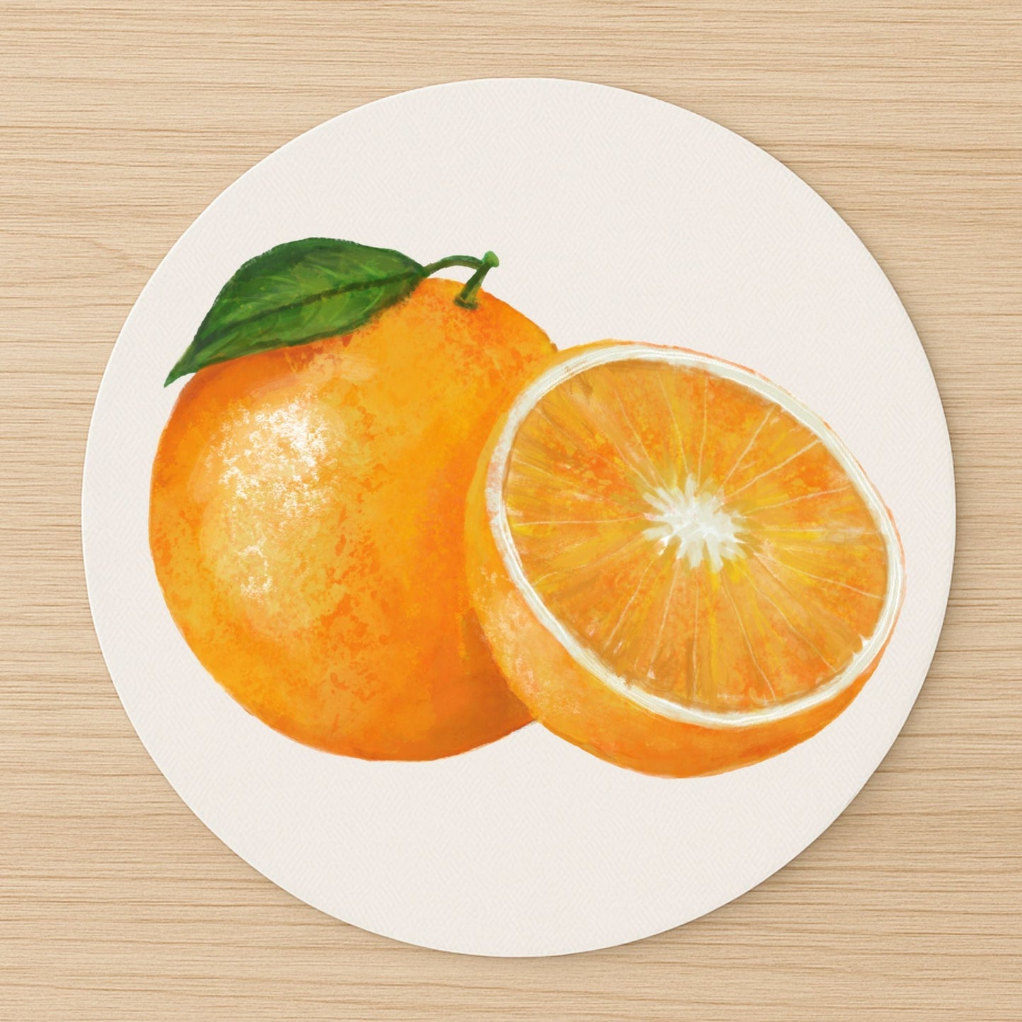 Orange Mousepad - MerikaArt