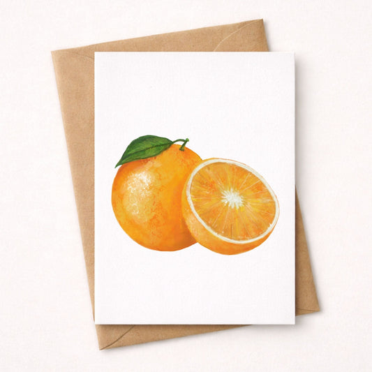 Orange Postcard - MerikaArt