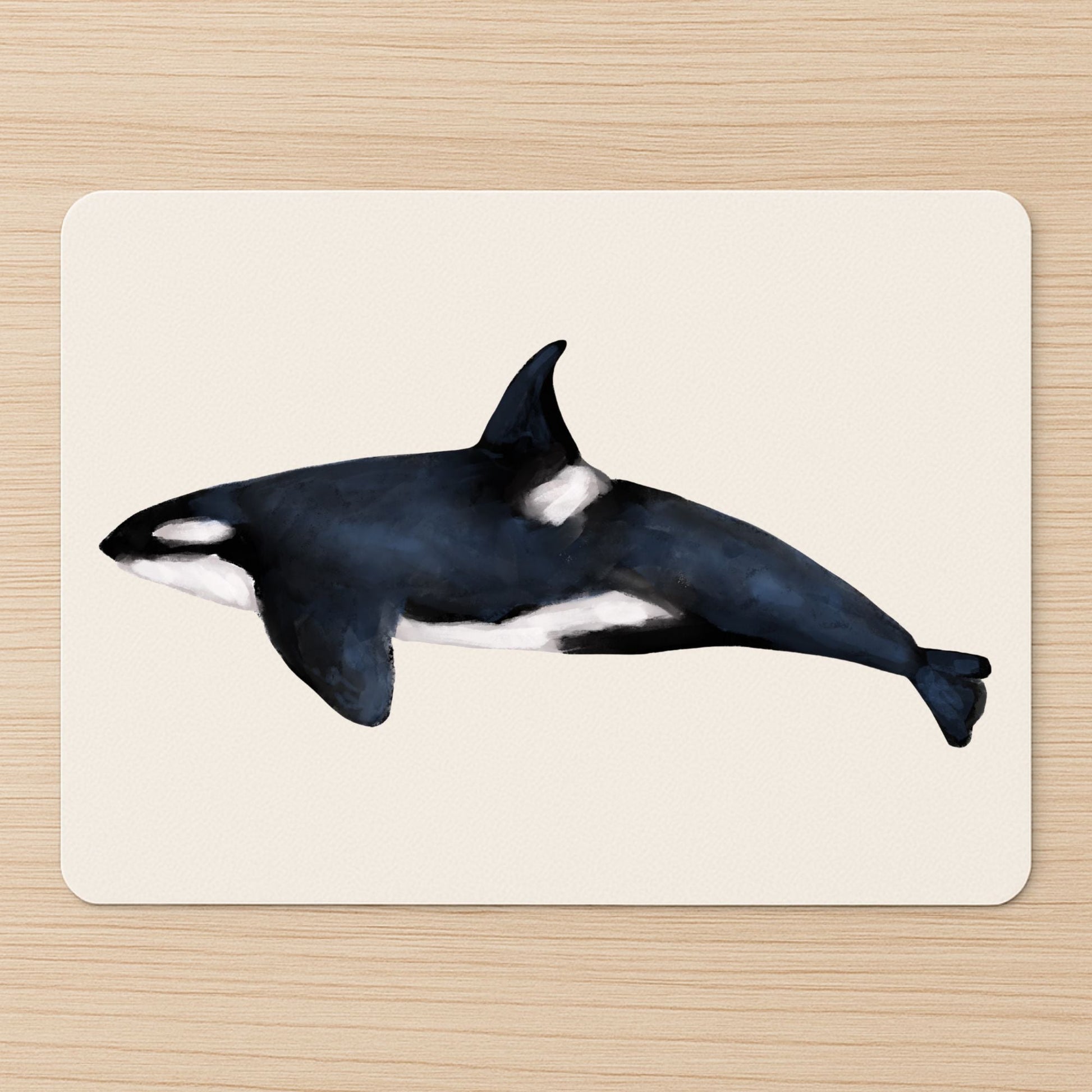 Orca Vinyl Mousepad - MerikaArt