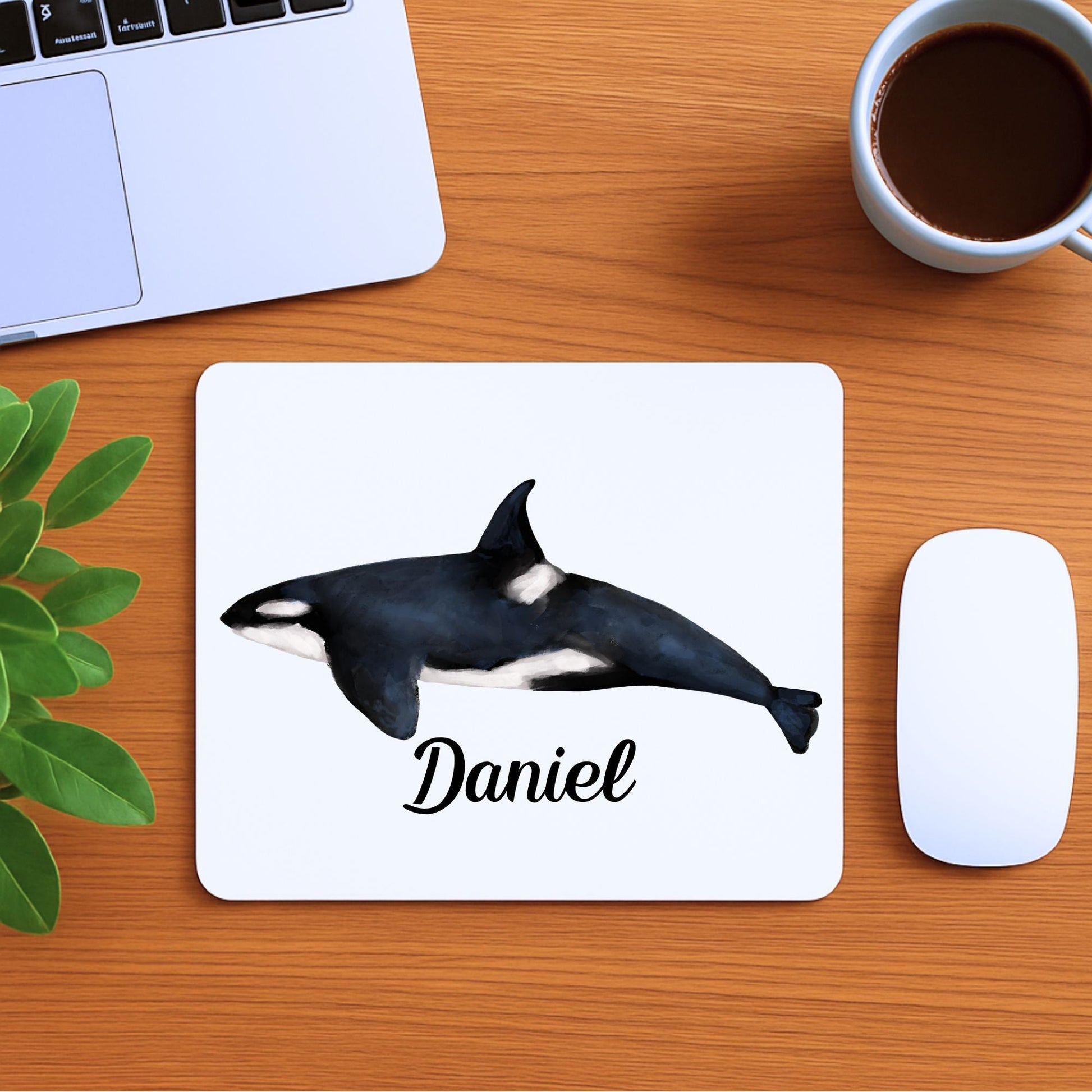 Orca Vinyl Mousepad - MerikaArt