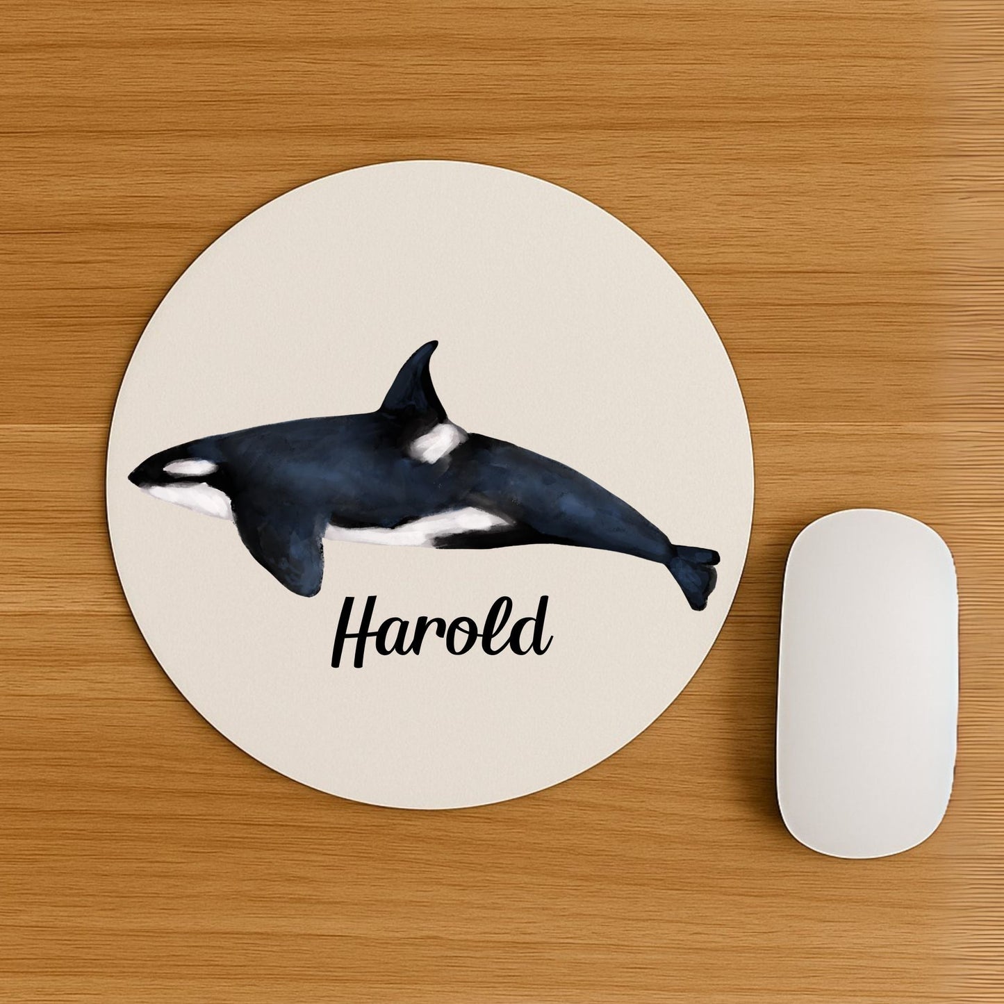 Orca Vinyl Mousepad - MerikaArt