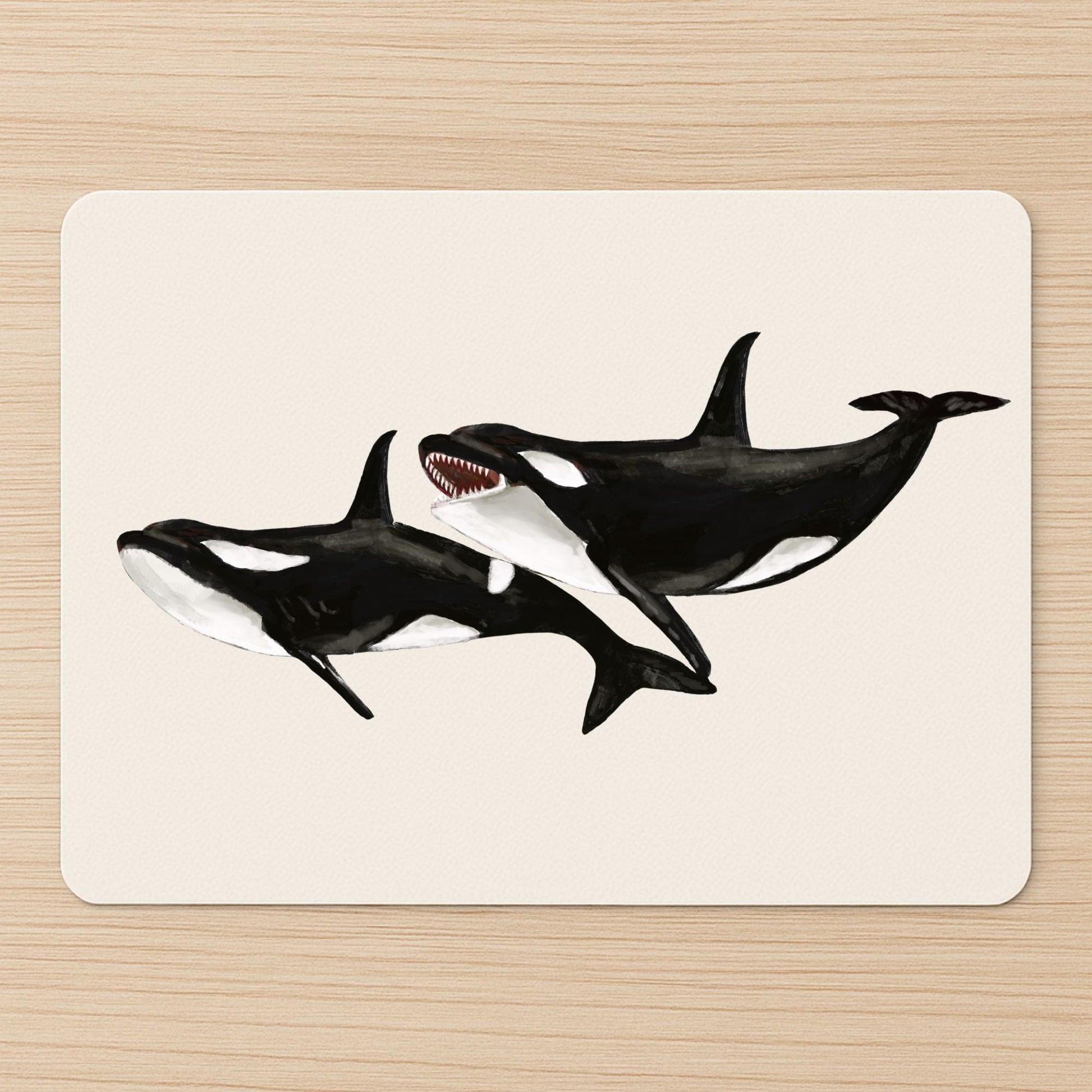 Orca Whale Mousepad - MerikaArt