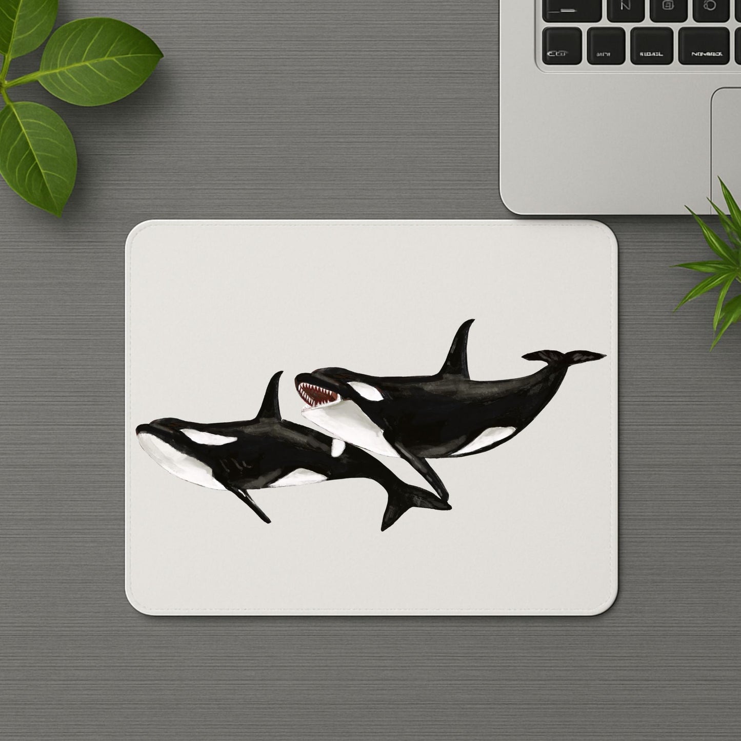 Orca Whale Mousepad - MerikaArt