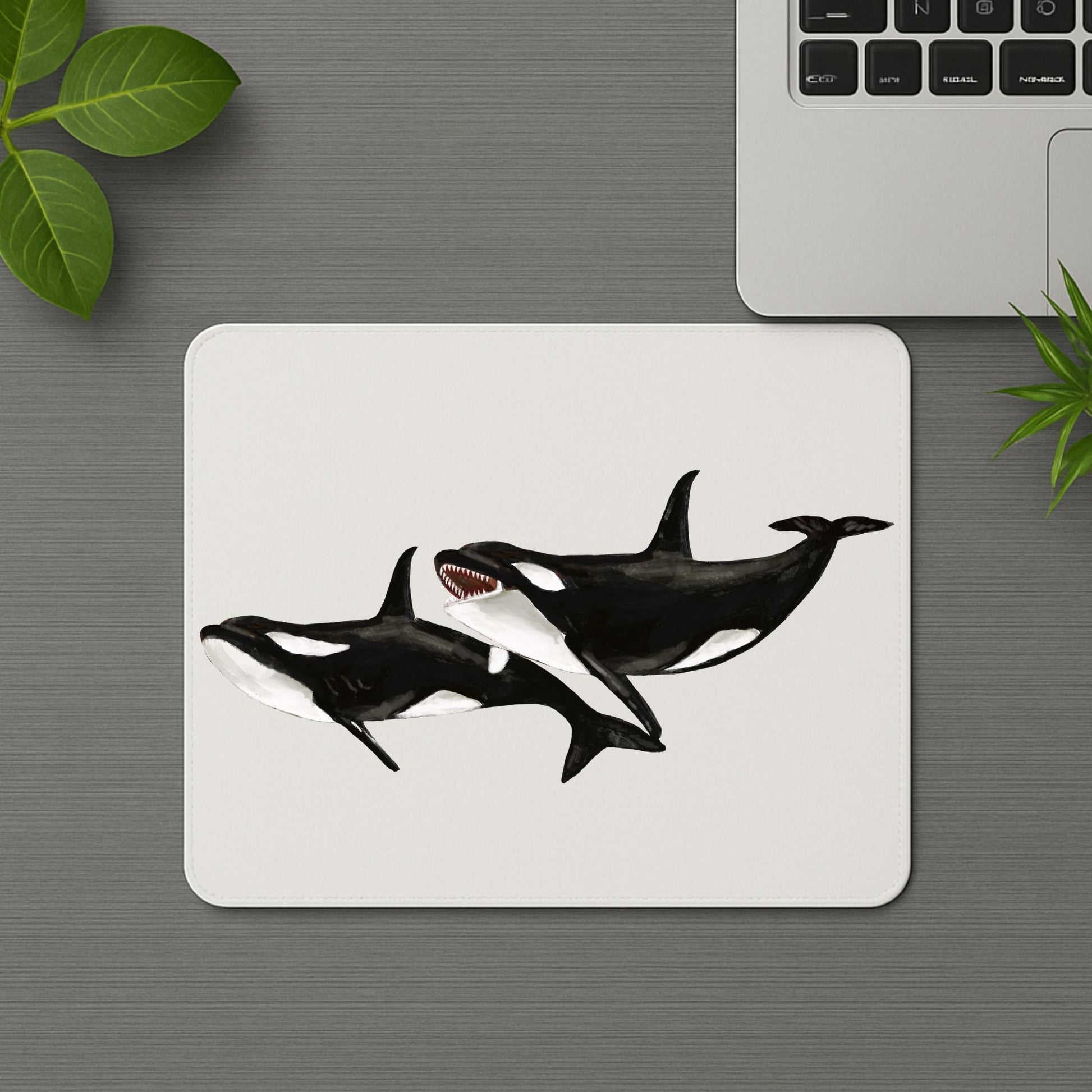 Orca Whale Mousepad - MerikaArt