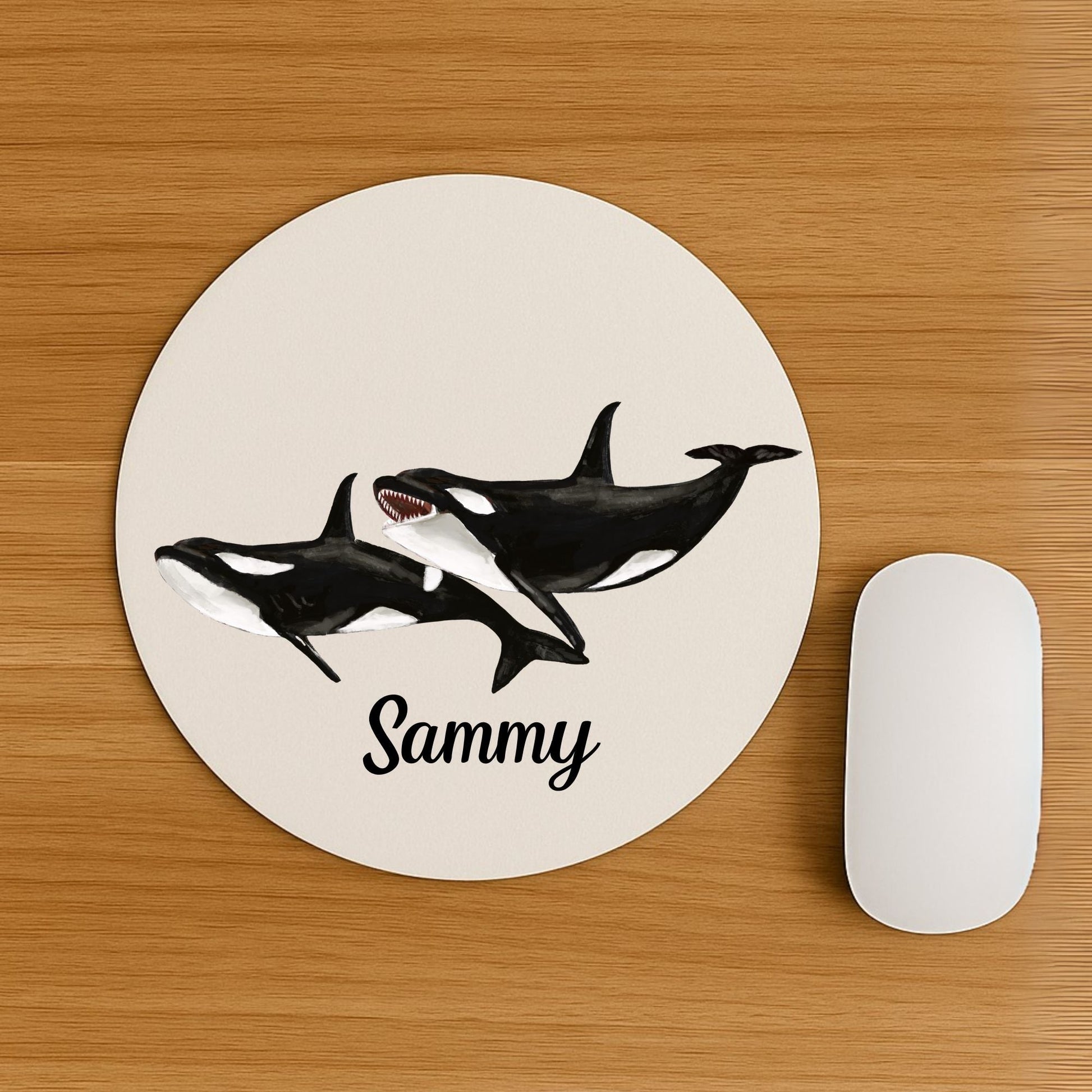 Orca Whale Mousepad - MerikaArt