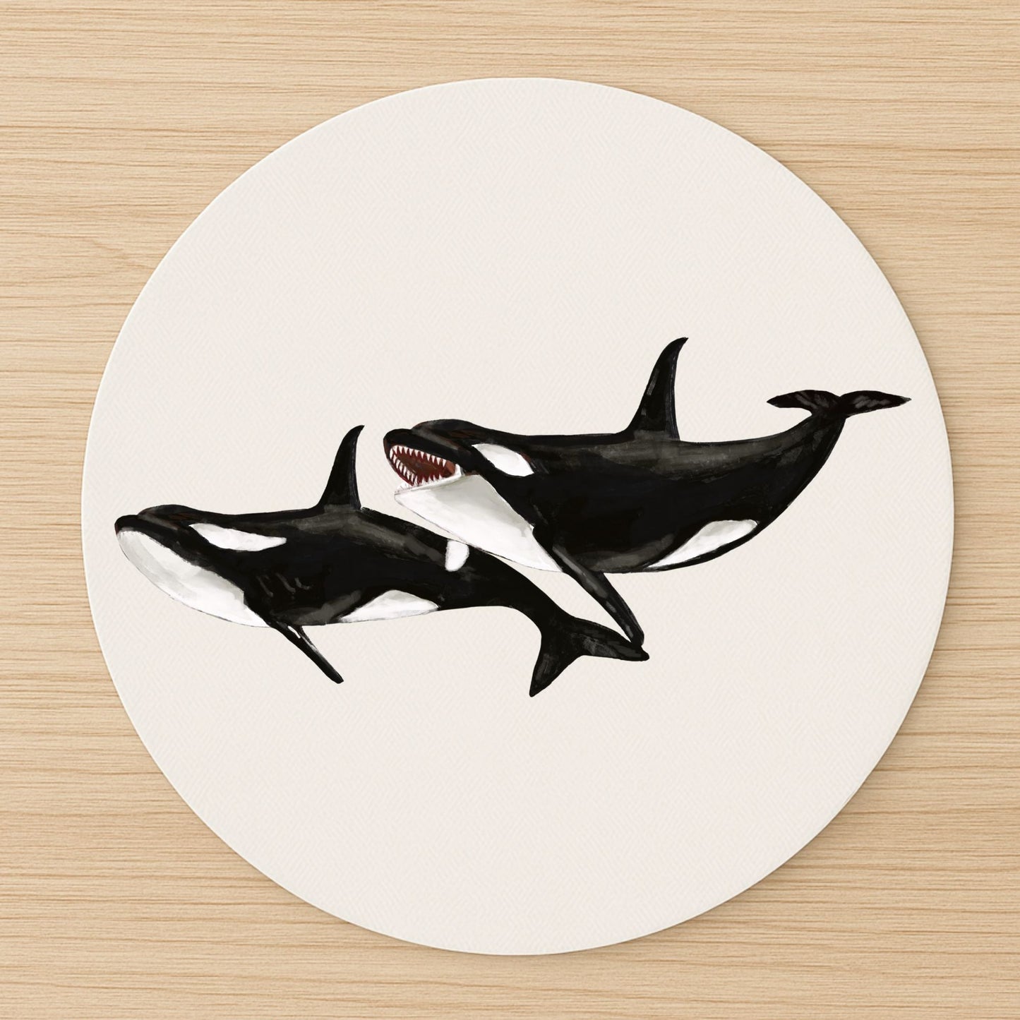 Orca Whale Mousepad - MerikaArt