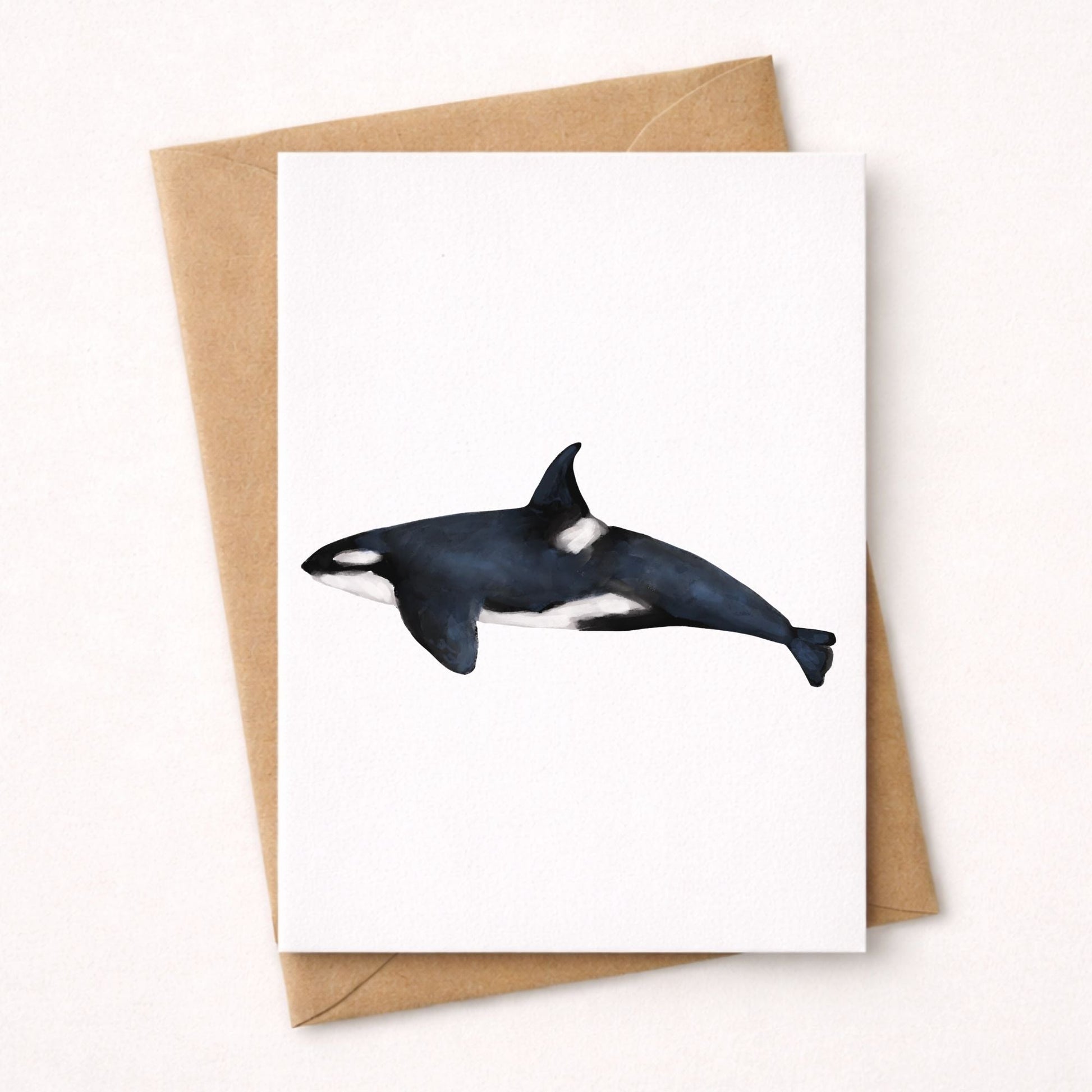 Orca Whale Postcard - MerikaArt