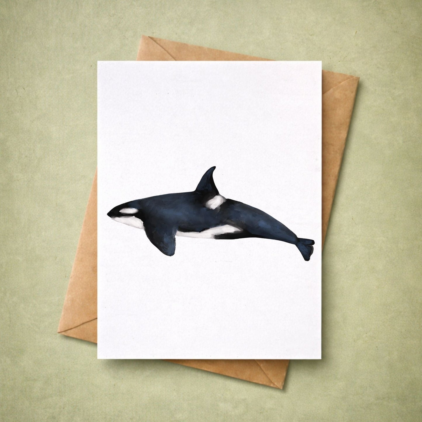 Orca Whale Postcard - MerikaArt