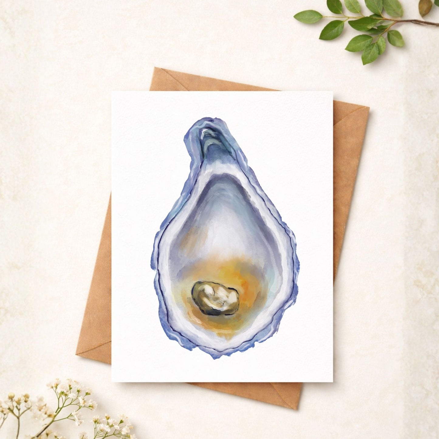 Oyster Postcard - MerikaArt