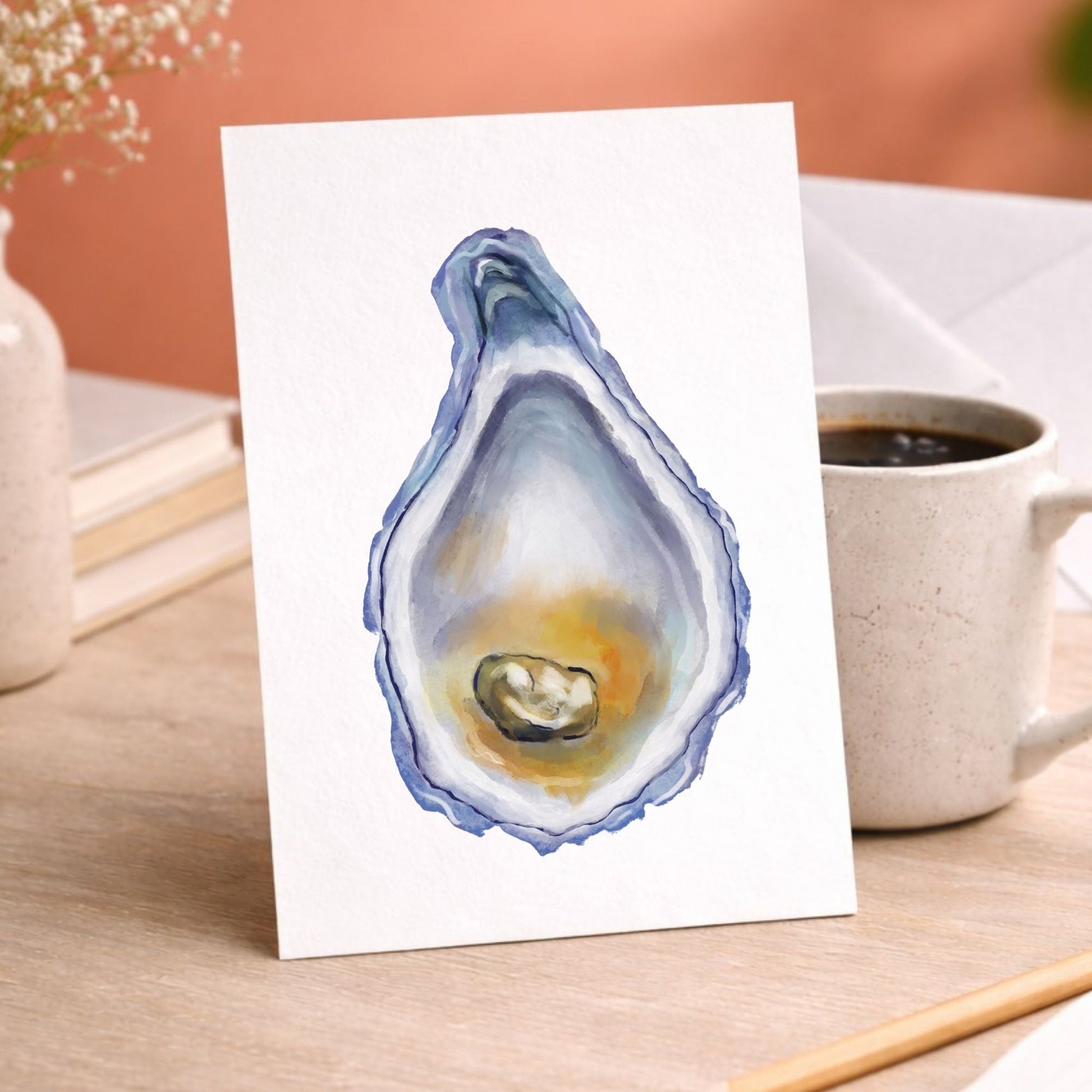 Oyster Postcard - MerikaArt