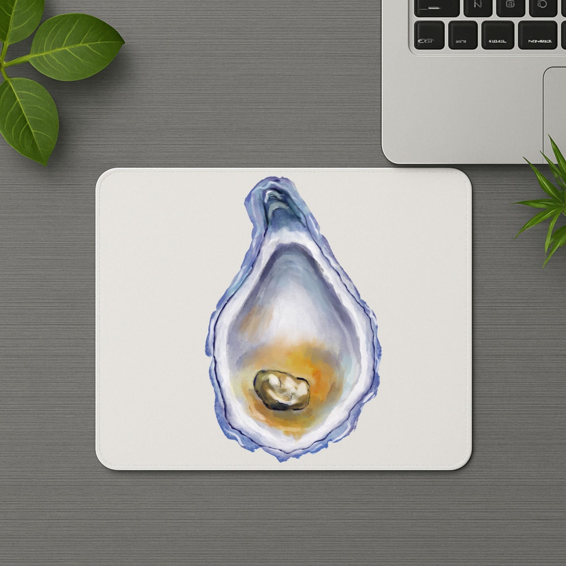 Oyster with Pearl Mousepad - MerikaArt