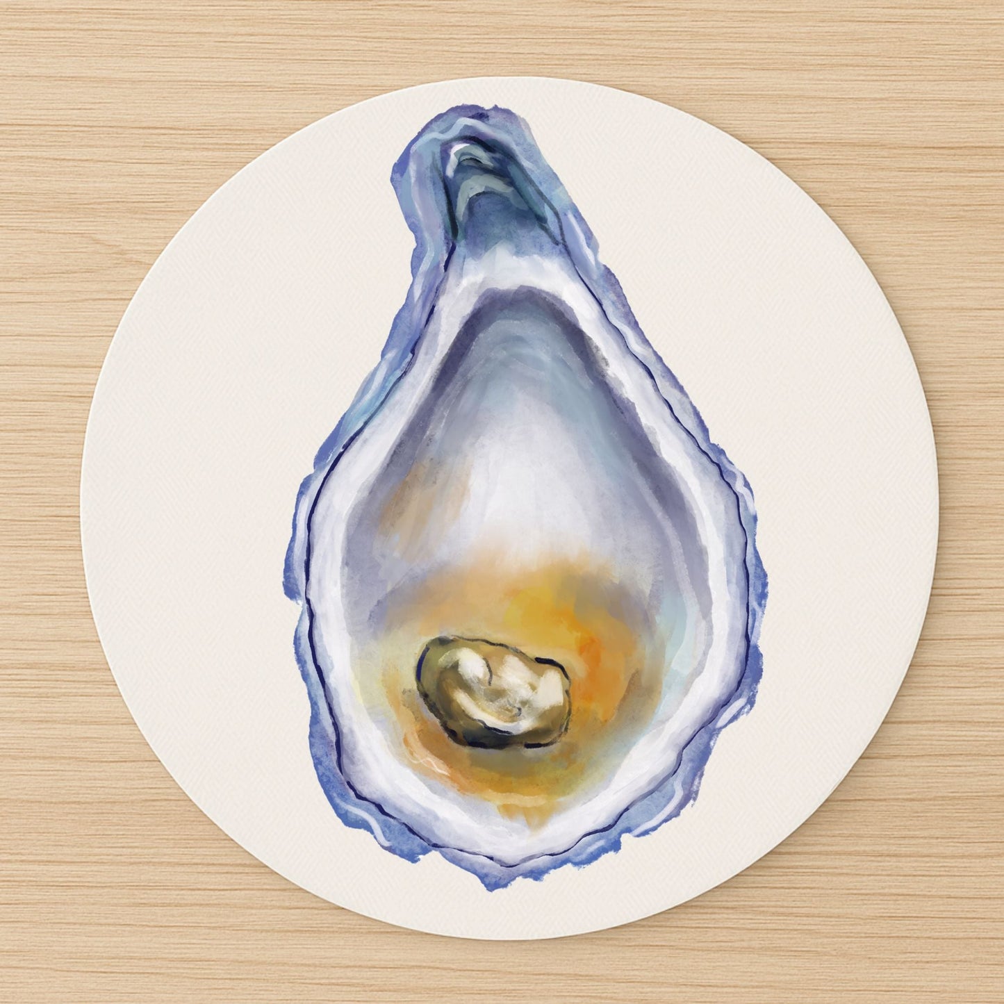 Oyster with Pearl Mousepad - MerikaArt