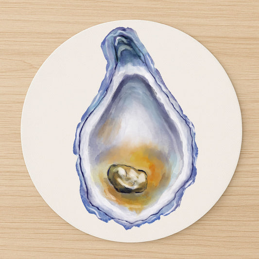 Oyster with Pearl Mousepad - MerikaArt