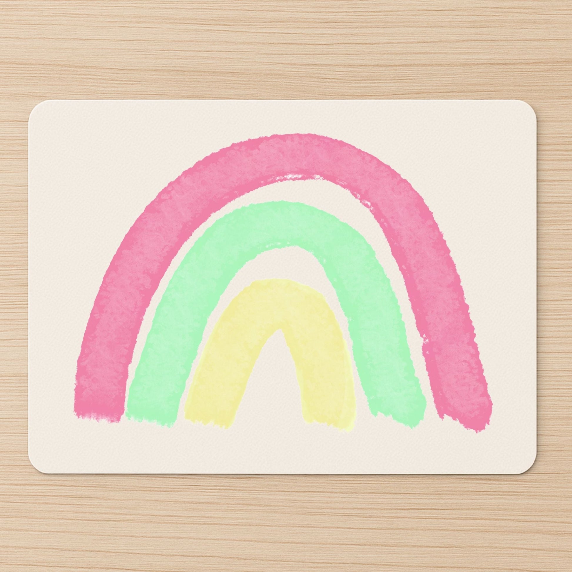 Pastel Rainbow Mousepad - MerikaArt