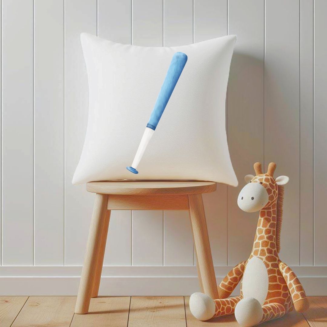 Personalized Baseball Bat Kids Pillow - MerikaArt