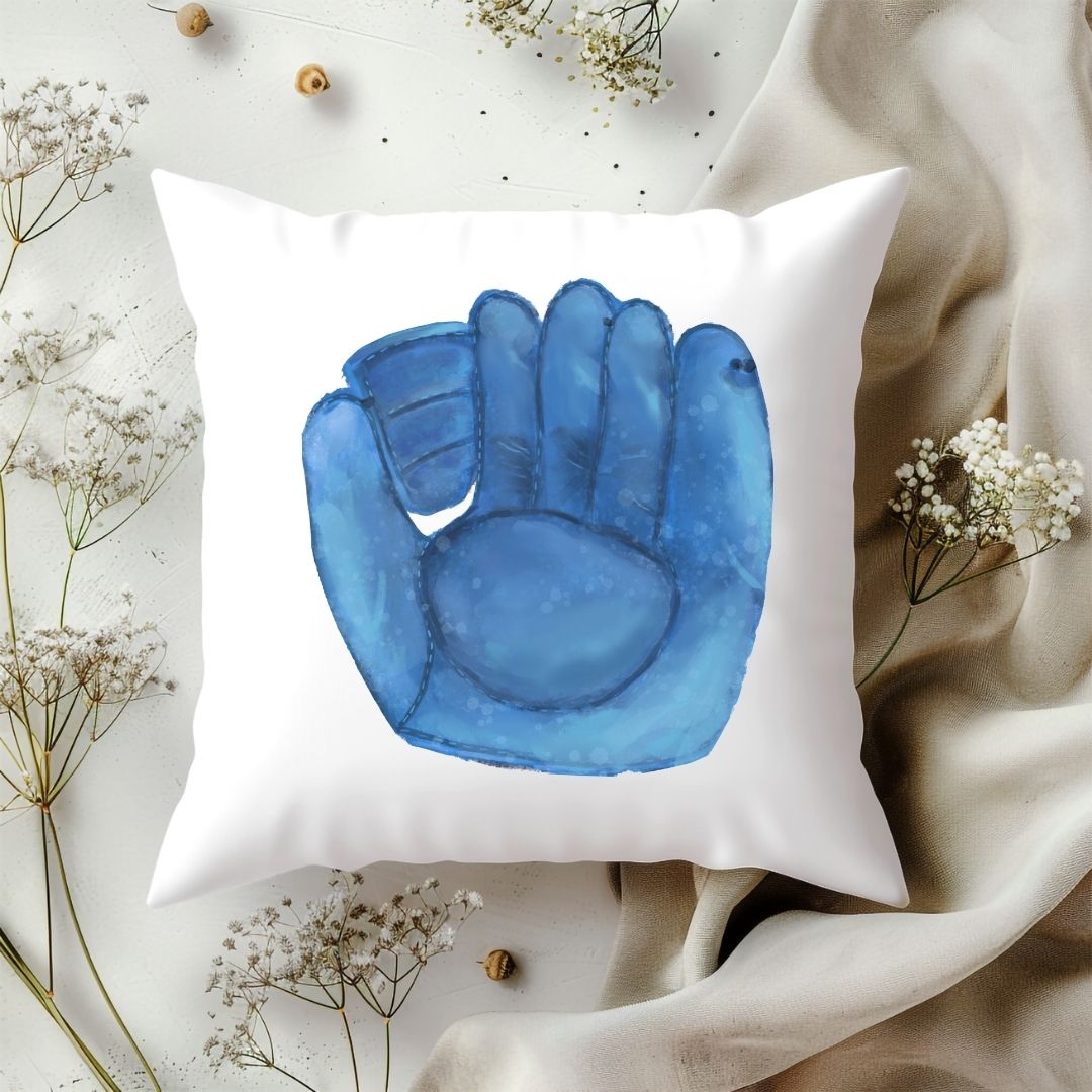 Personalized Baseball Glove Kids Pillow - MerikaArt