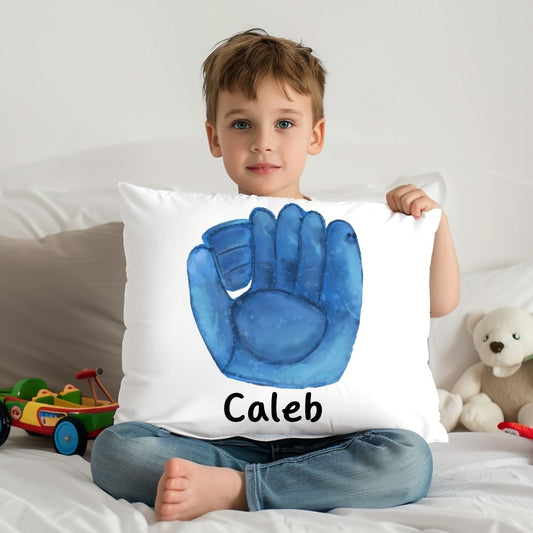 Personalized Baseball Glove Kids Pillow - MerikaArt
