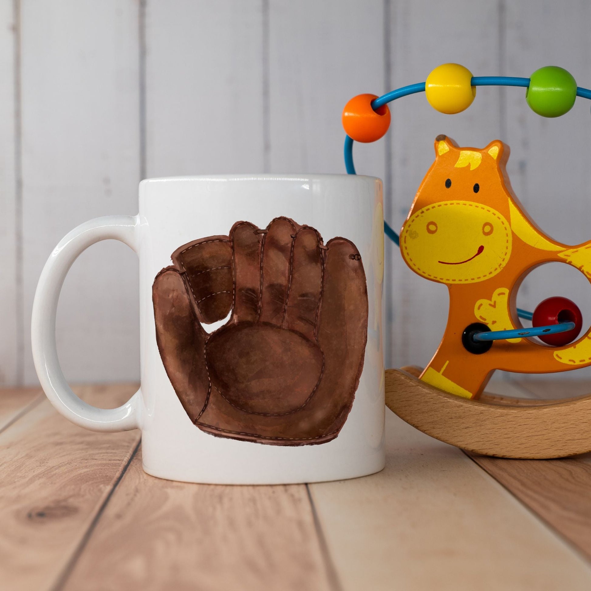 Personalized Baseball Glove Mug - MerikaArt