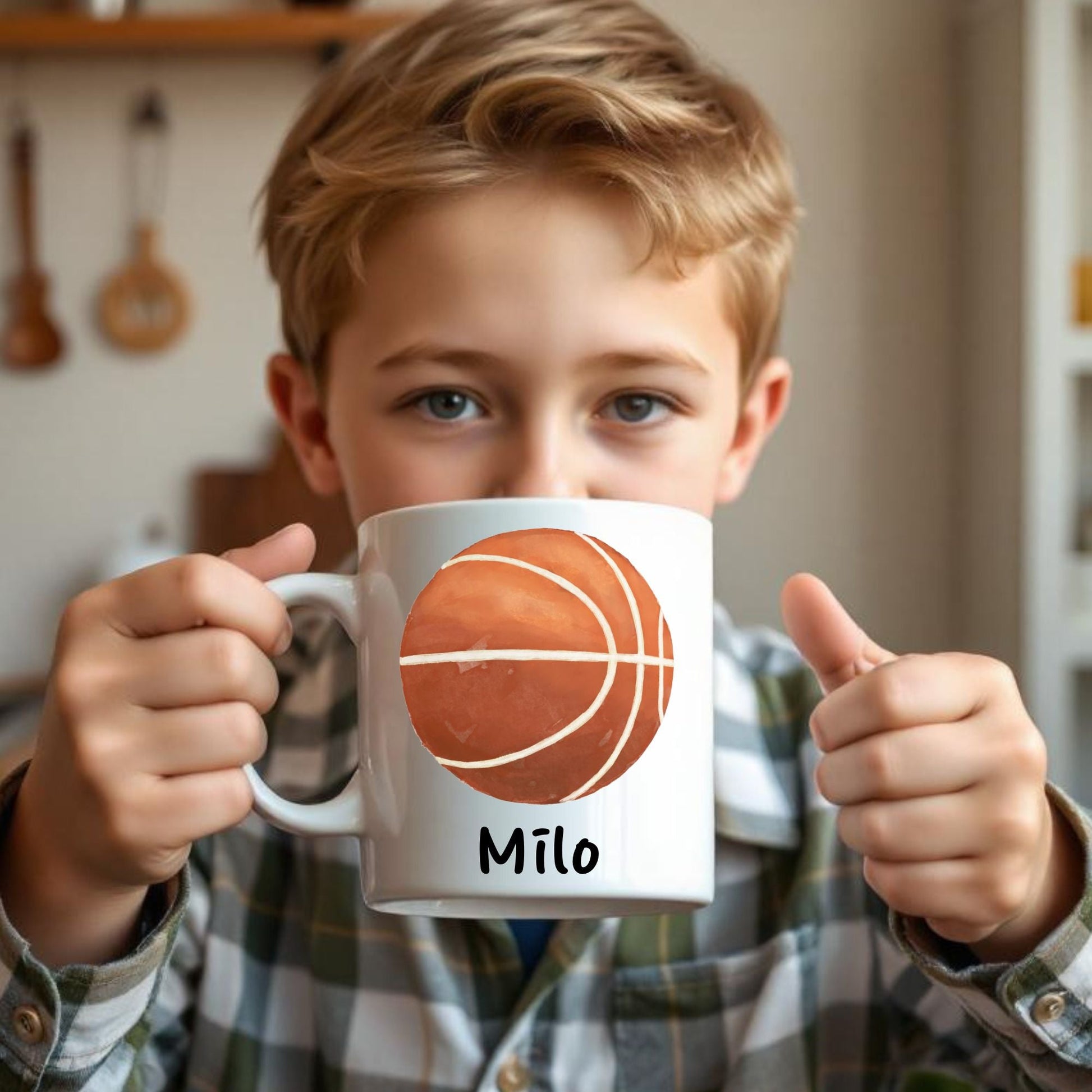 Personalized Basketball Mug - MerikaArt