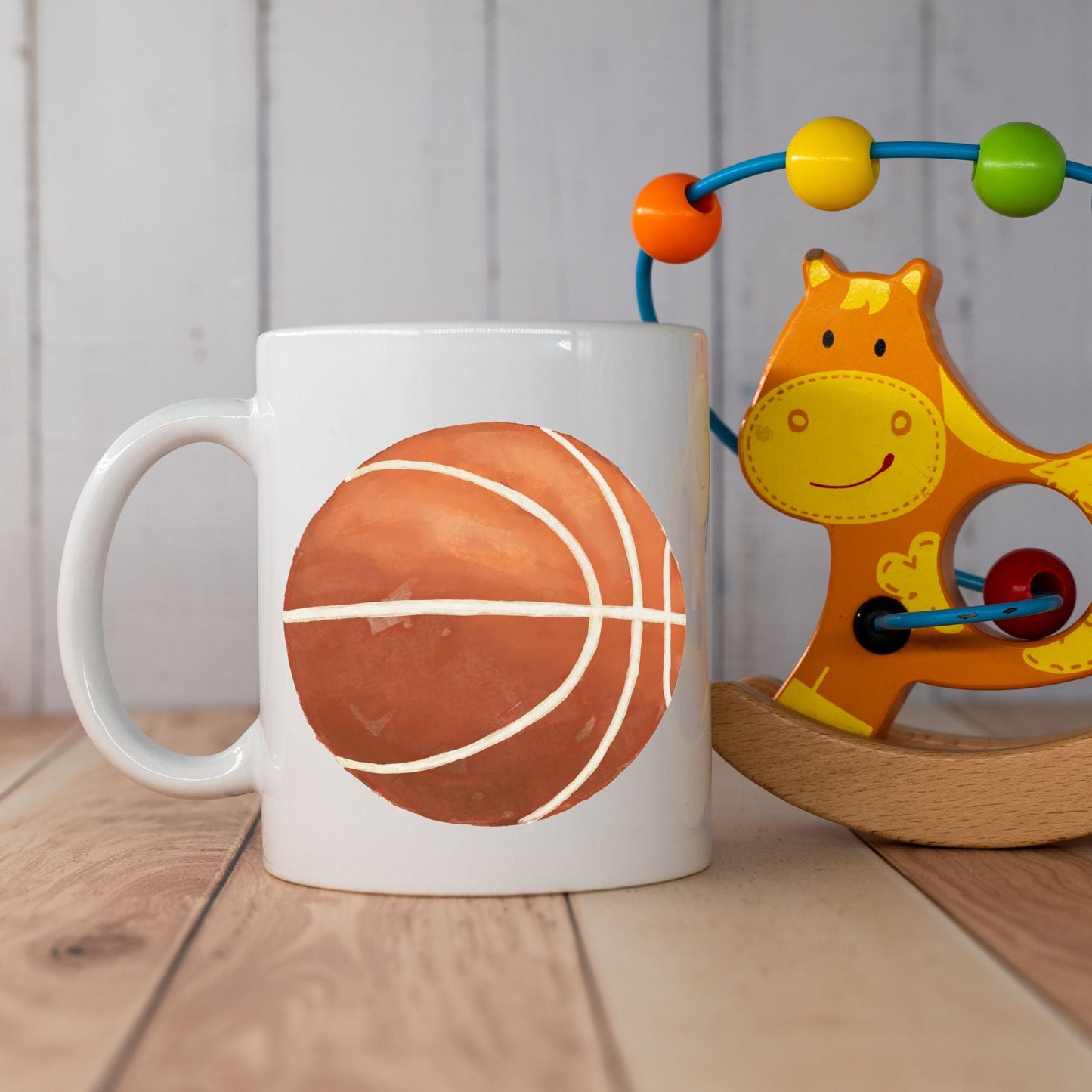 Personalized Basketball Mug - MerikaArt