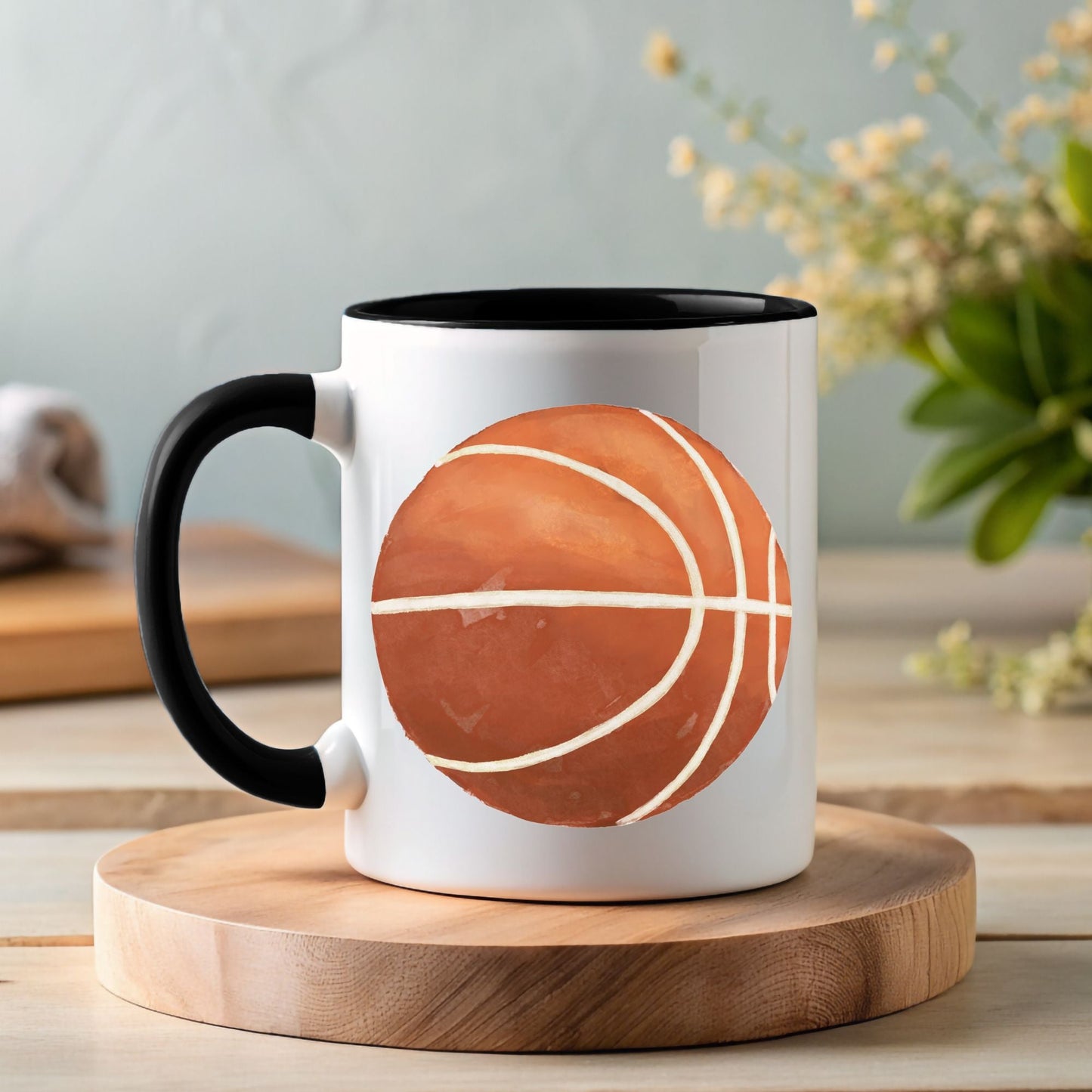 Personalized Basketball Mug - MerikaArt