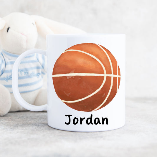 Personalized Basketball Mug - MerikaArt