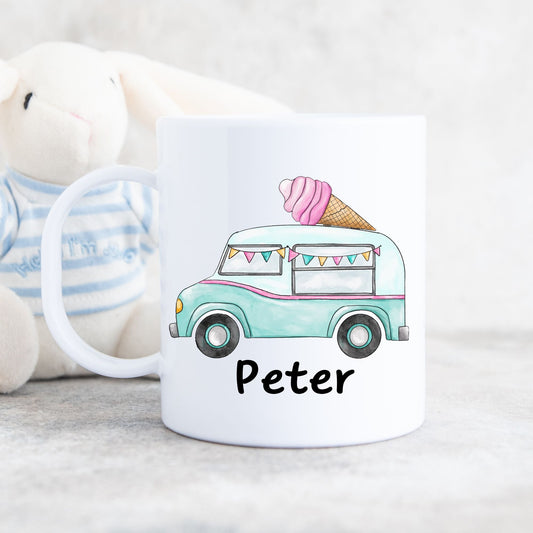 Personalized Ice Cream Truck Mug - MerikaArt