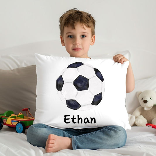 Personalized Soccer Ball Kids Pillow - MerikaArt